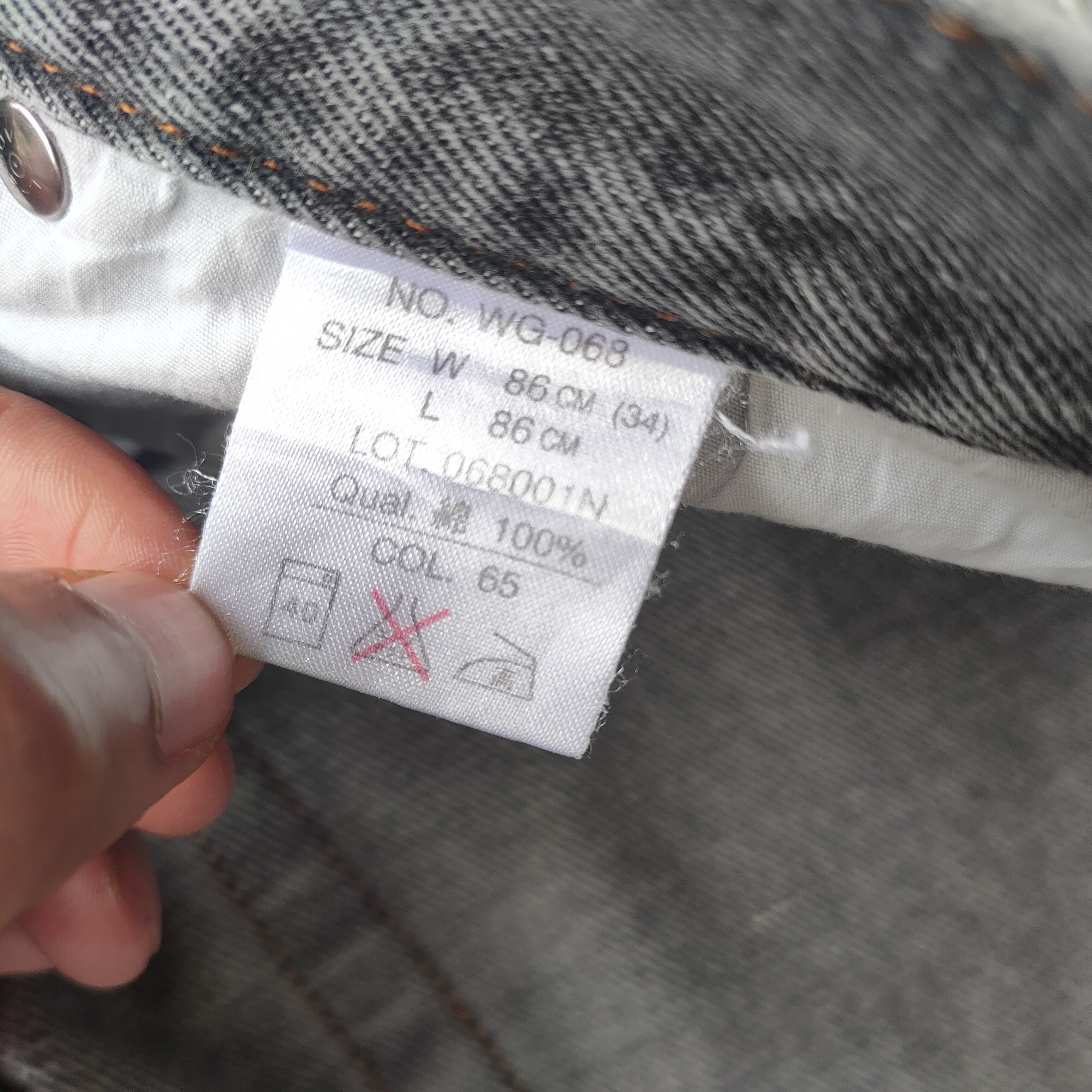 Japanese Brand VINTAGE WELDGIN FADED BLACK RIPPED JEANS DENIM PANTS Size US 34 / EU 50 - 13 Thumbnail