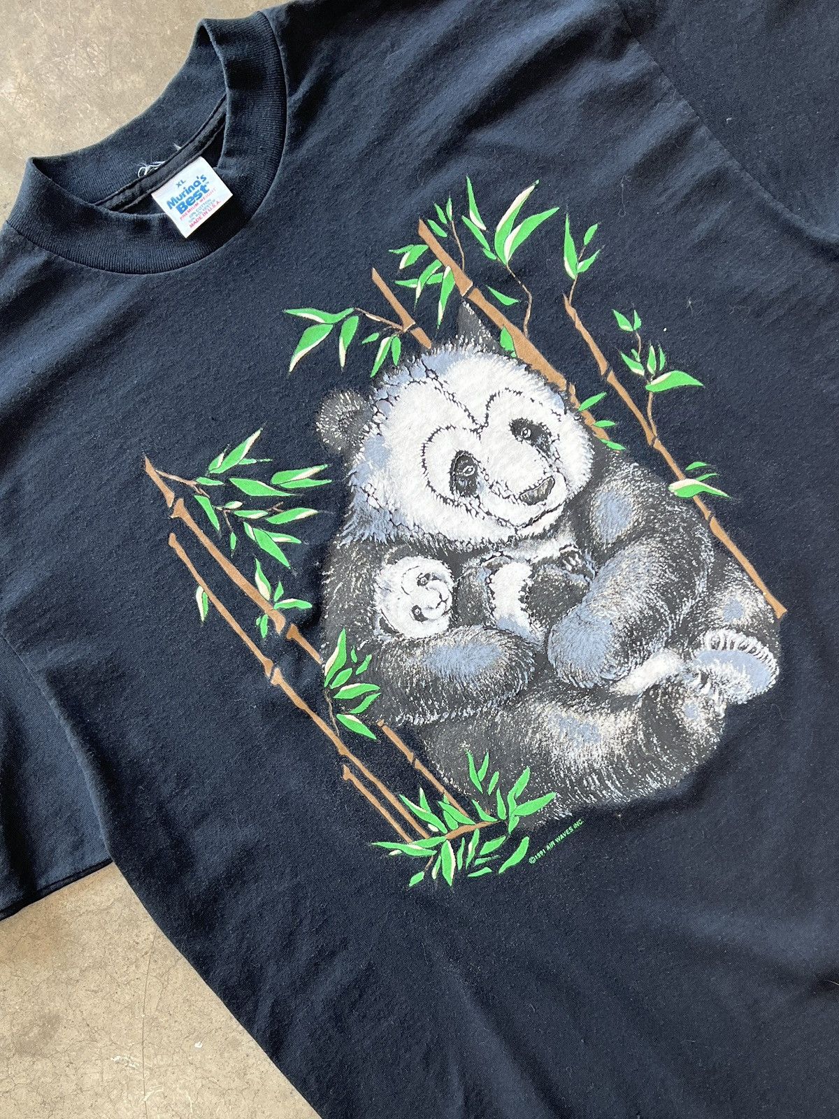 Vintage Vintage Single Stitch Panda Nature Tee XL Size US XL / EU 56 / 4 - 1 Thumbnail