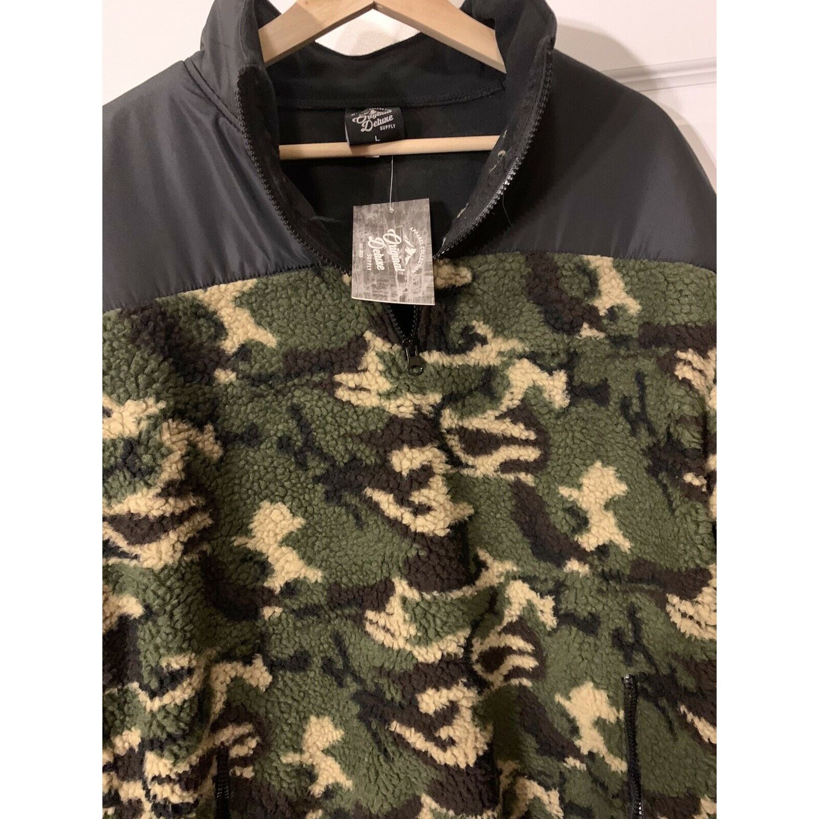 Other ORIGINAL DELUXE SUPPLY 1/4 Zip Pullover Polar Fleece Camo Ja Size US L / EU 52-54 / 3 - 1 Thumbnail