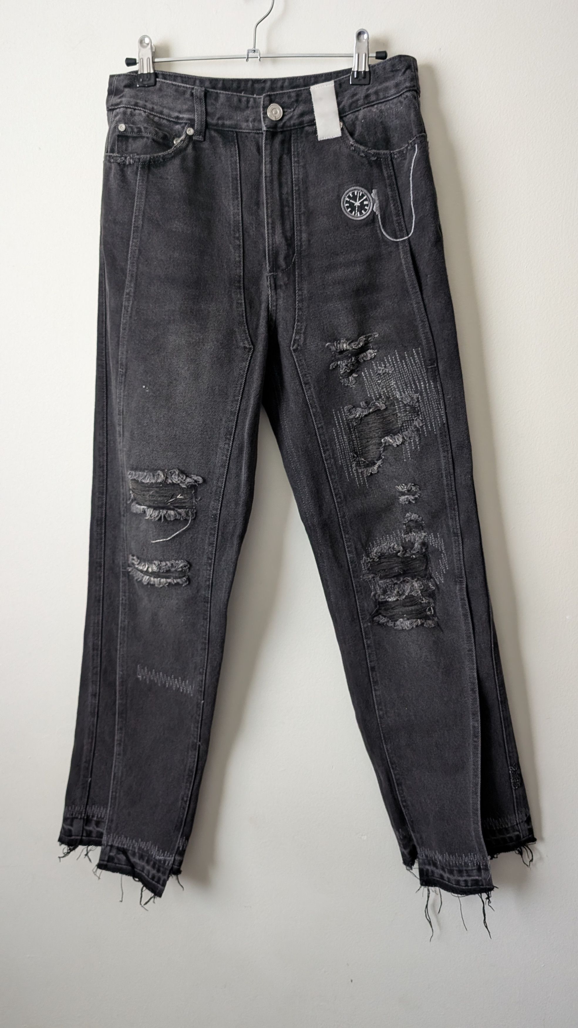 Y/Project C2H4 Distressed Layered Jeans 1 / 100 Rare Special Edition Size US 28 / EU 44 - 5 Thumbnail