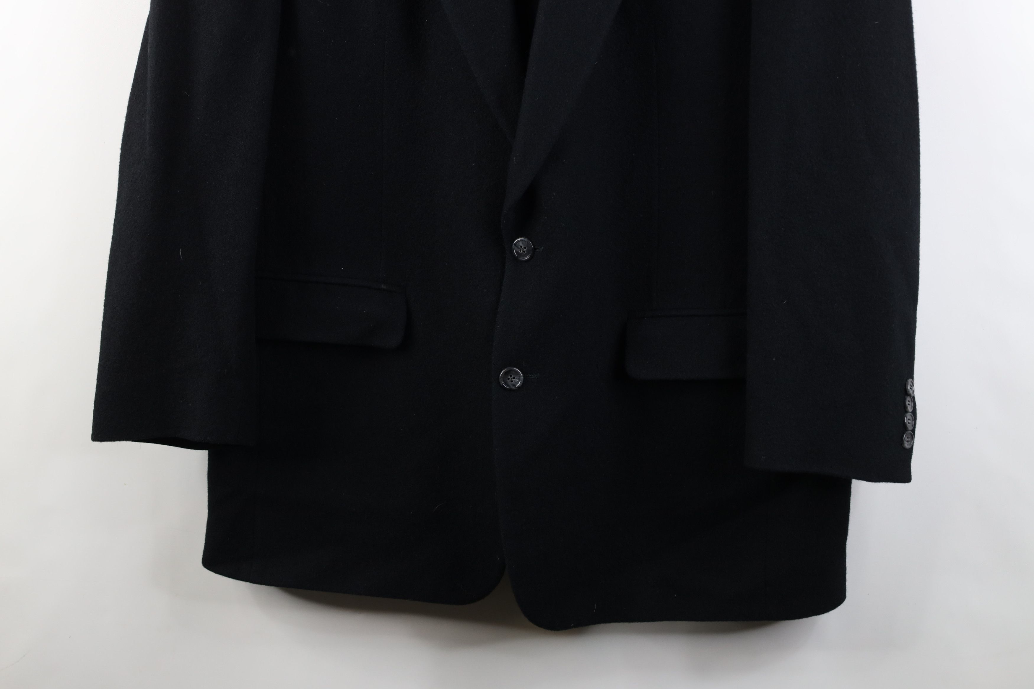 Vintage Vintage 90s Streetwear 2 Button Suit Blazer Jacket Black USA Size US XXL / EU 58 / 5 - 3 Thumbnail