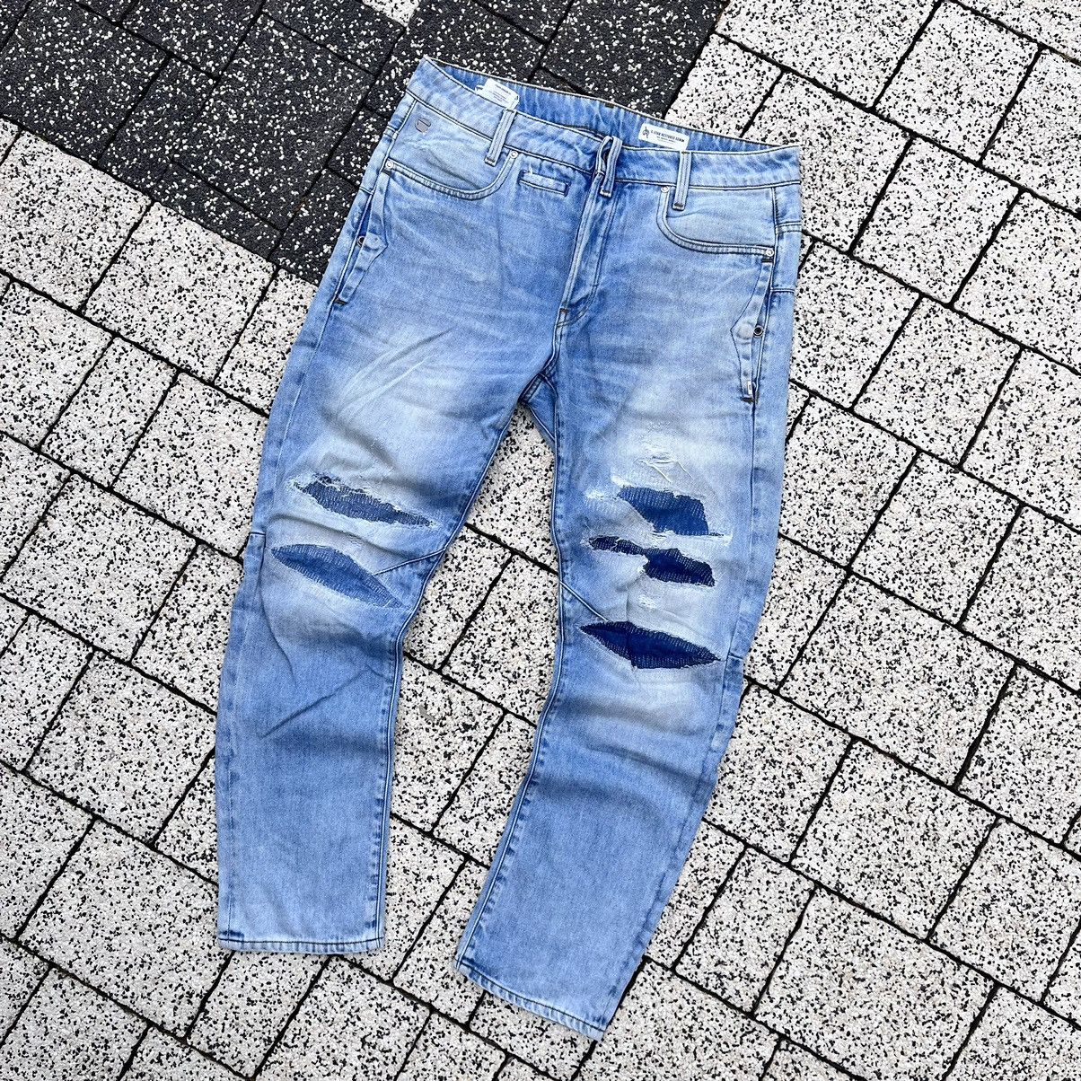 G-Star × Japanese Brand × Vintage G Star Vintage Double Knee Jeans Japan Style Size US 34 / EU 50 - 1 Thumbnail