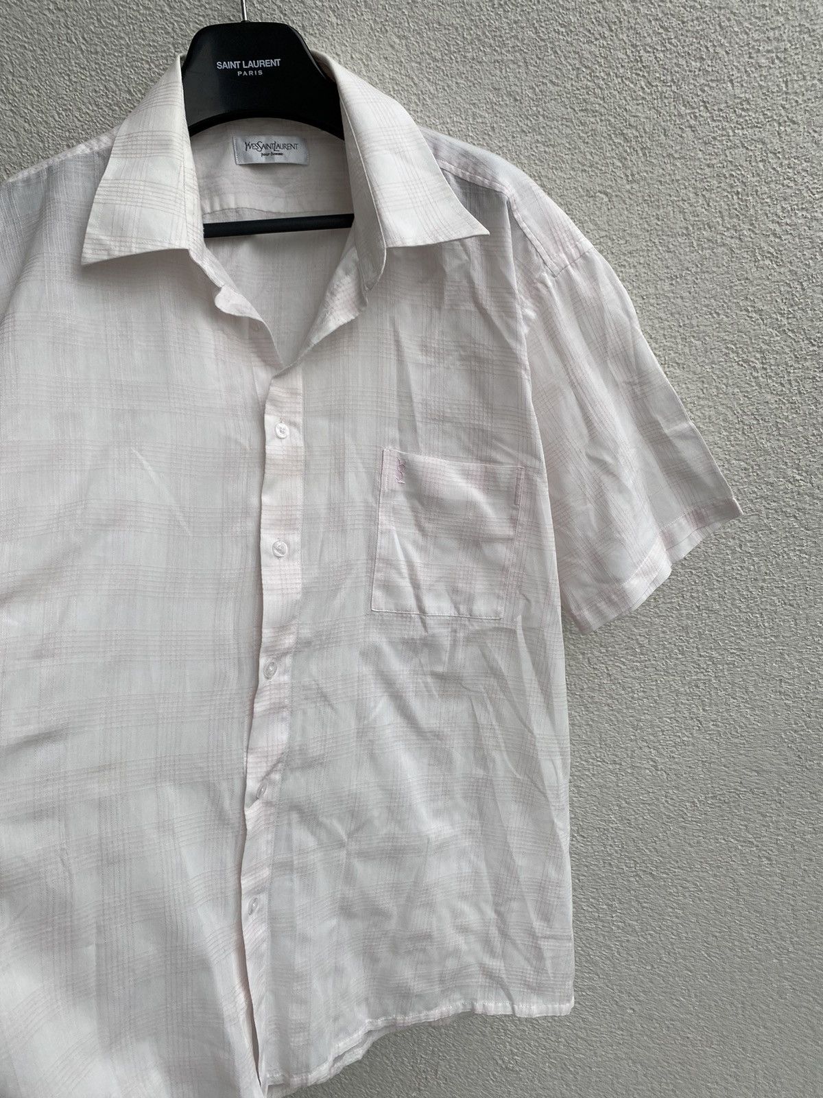 Yves Saint Laurent Super Soft YSL Shirt White Summer Size US XXL / EU 58 / 5 - 16 Thumbnail