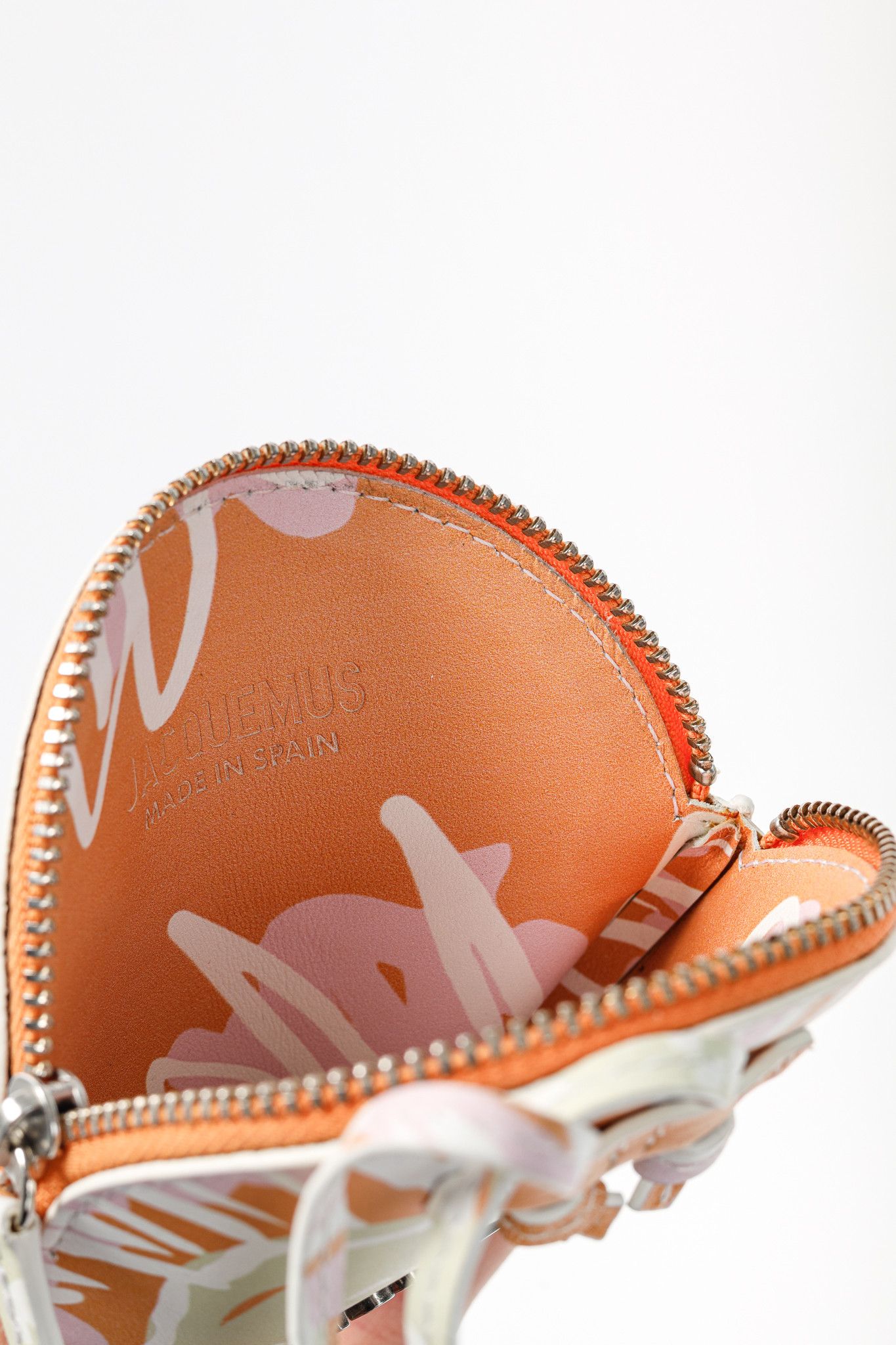 Jacquemus Jacquemus Le Pitchou Orange Flowers Leather Wallet Size ONE SIZE - 7 Thumbnail