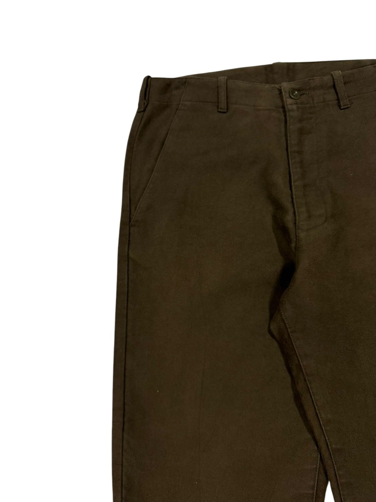 Vintage × Yohji Yamamoto Vtg🔥A.A.R Yohji Yamamoto Single Cargo Pocket Moleskin Pant Size US 30 / EU 46 - 8 Thumbnail