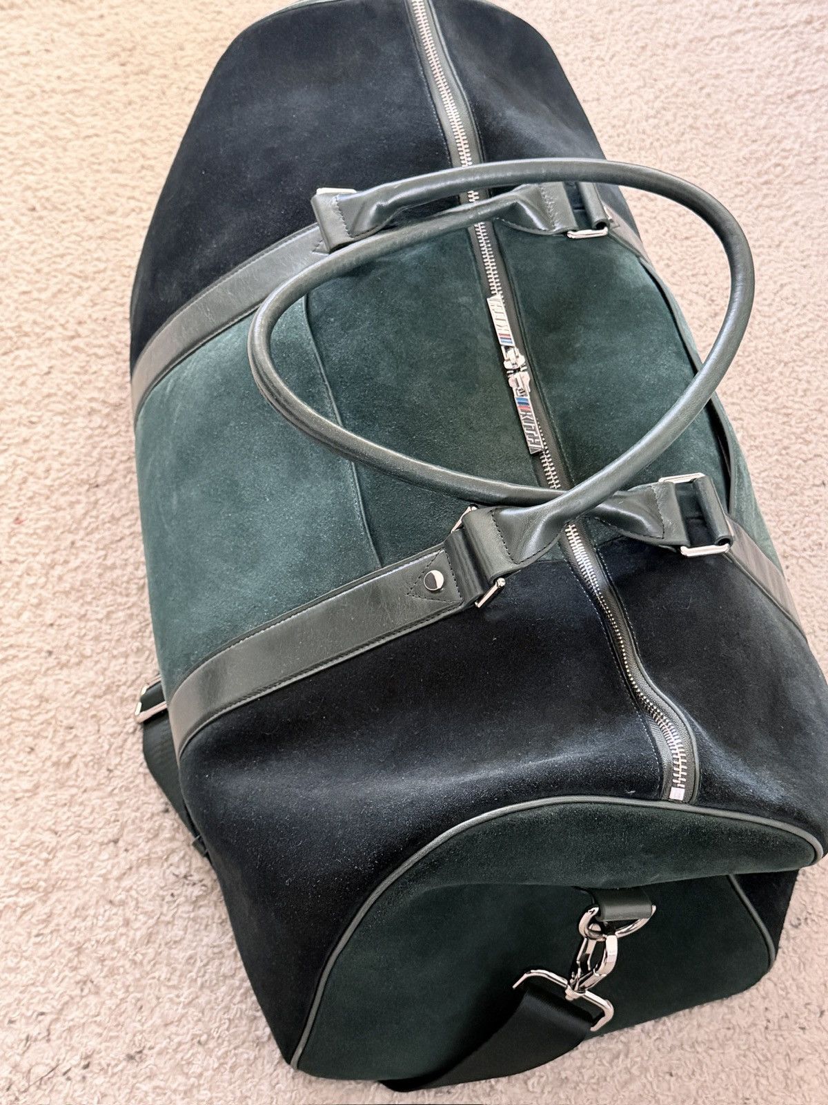 BMW × Kith KITH x BMW RARE SUEDE TRAVEL DUFFLE Size ONE SIZE - 4 Thumbnail