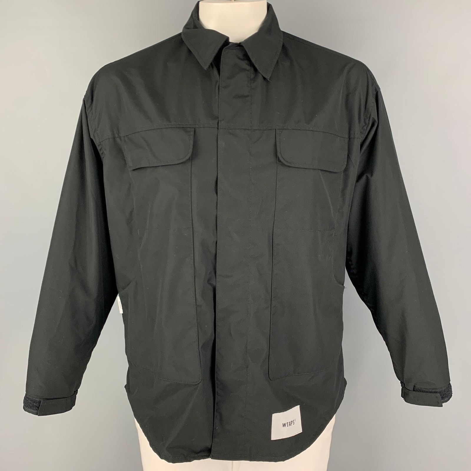 Wtaps WTAPS Size M Black Polyester Cotton Zip Jacket Size US M / EU 48-50 / 2 - 1 Thumbnail