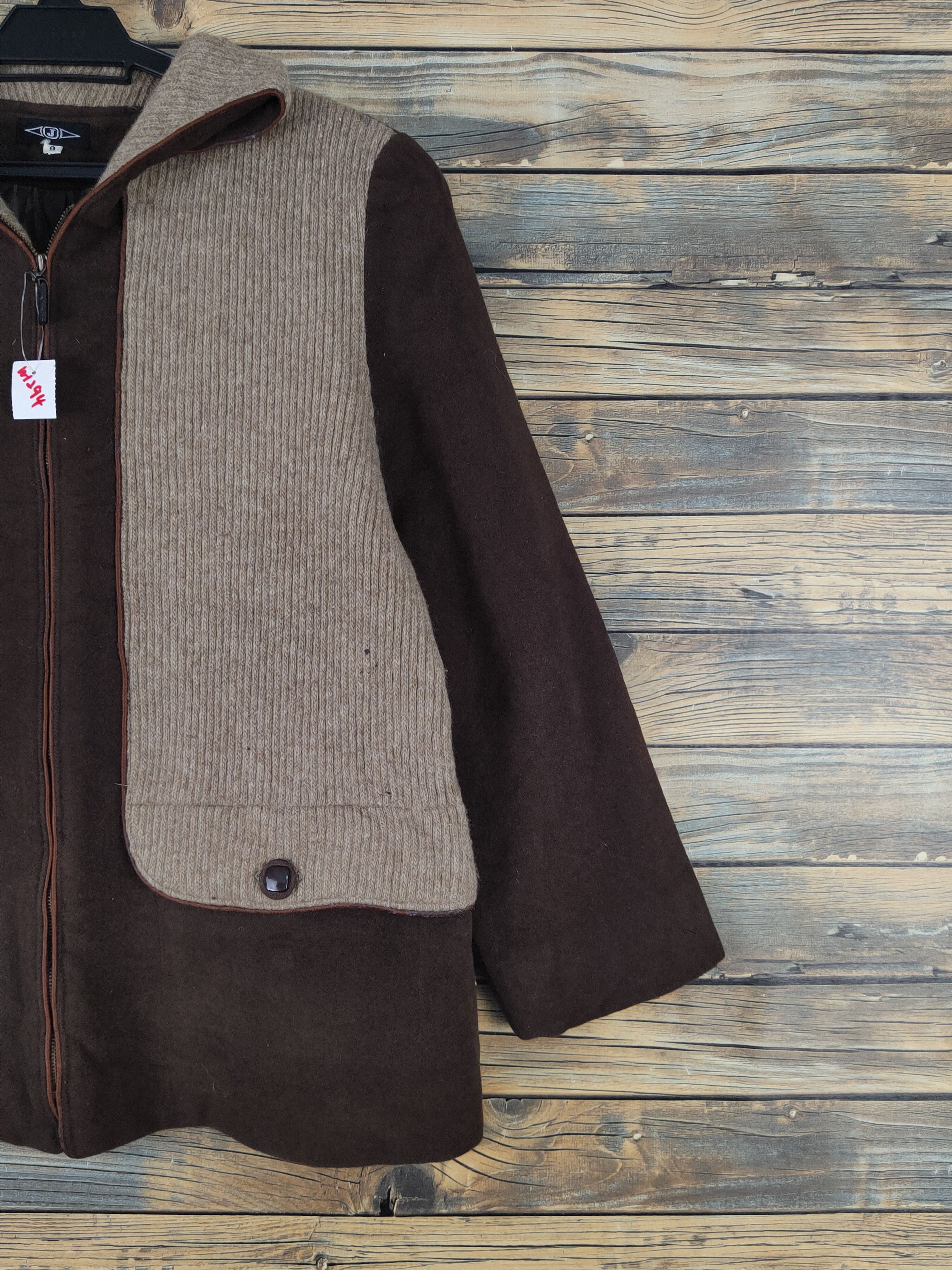 Homespun Knitwear × Japanese Brand × Vintage J Dark Brown Knitwear Sweaters #W1294 Size M / US 6-8 / IT 42-44 - 5 Thumbnail