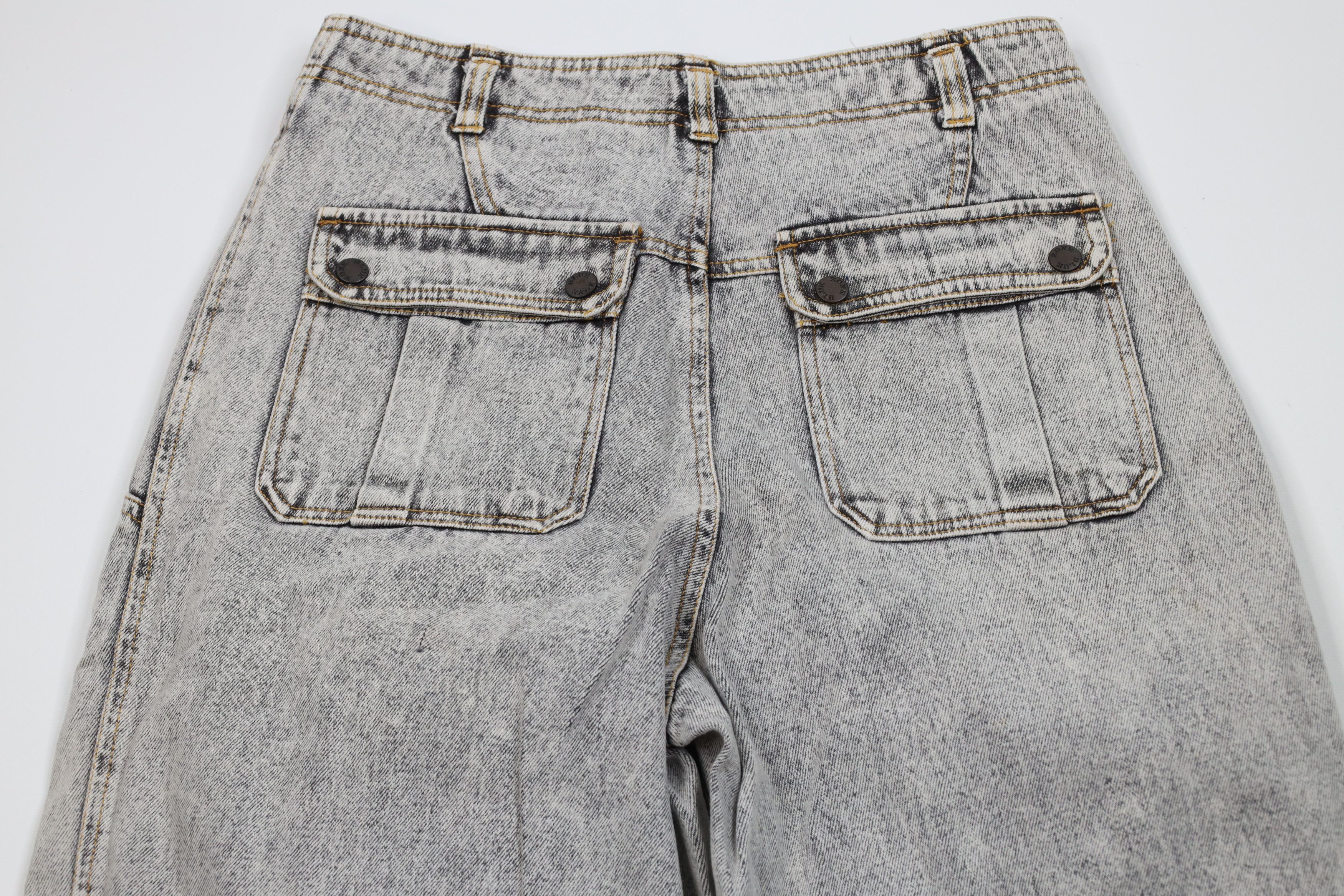 Vintage Vintage 80s 90s Streetwear Acid Wash Tapered Leg Cargo Jeans Size US 30 / EU 46 - 9 Thumbnail