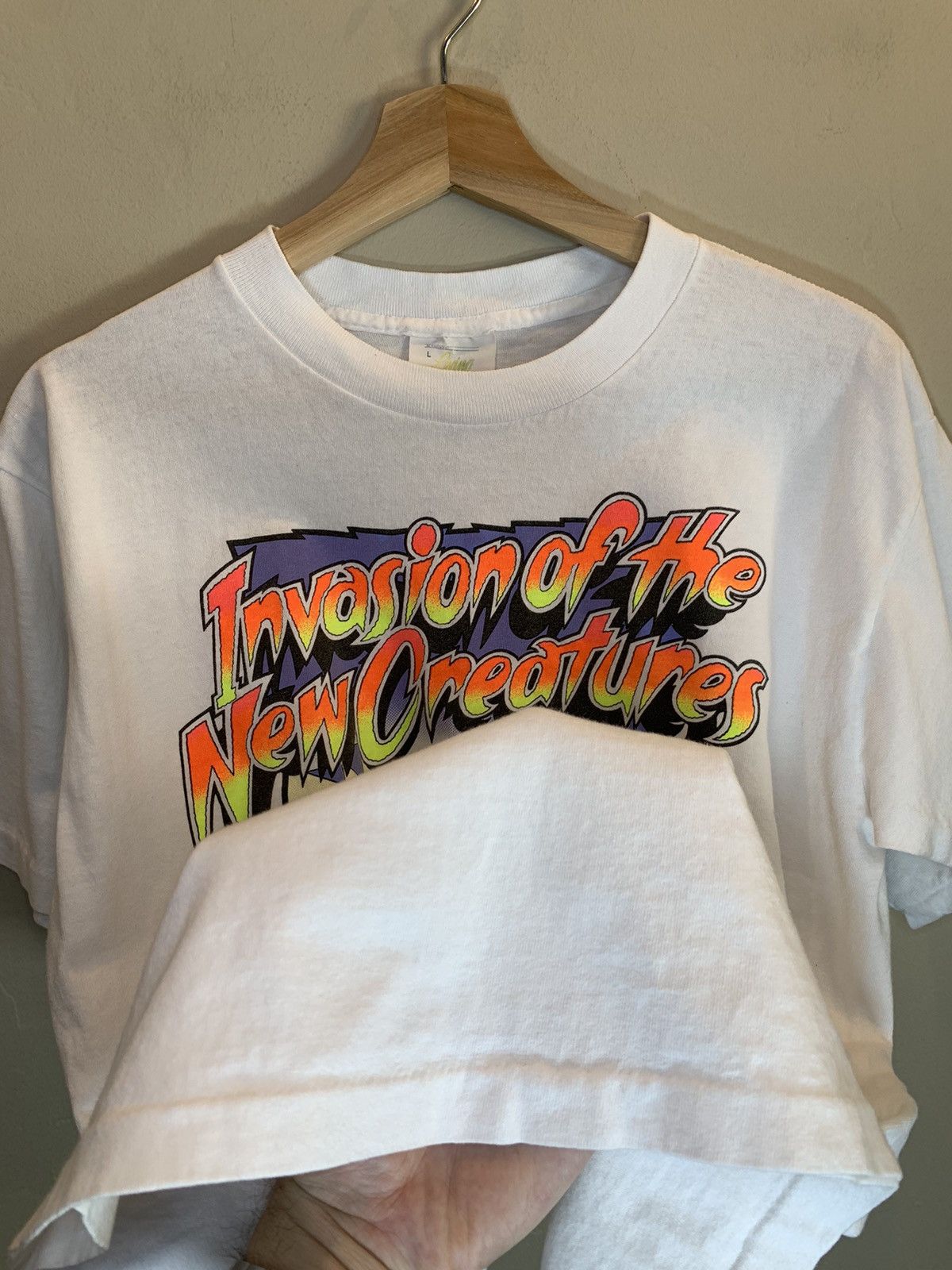 Vintage RARE* Vintage 80’s Jesus Living Epistles Invasion Art Shirt Size US L / EU 52-54 / 3 - 5 Thumbnail