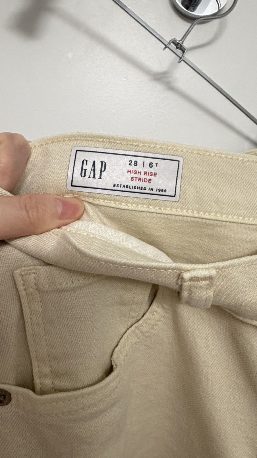 Gap GAP High Rise Stride Wide-Leg Jeans Size 28" / US 6 / IT 42 - 2 Thumbnail
