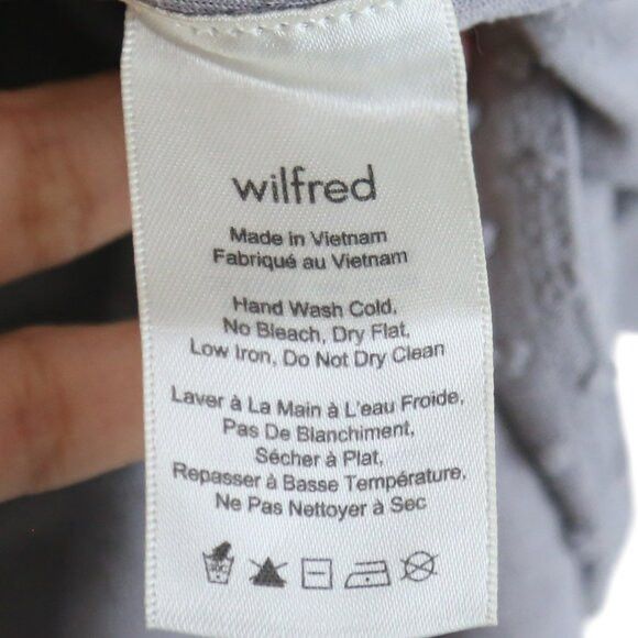 Aritzia Aritzia Wilfred T-Shirt Cappucine Jacquard Knit Short Sleeve Size L / US 10 / IT 46 - 6 Thumbnail