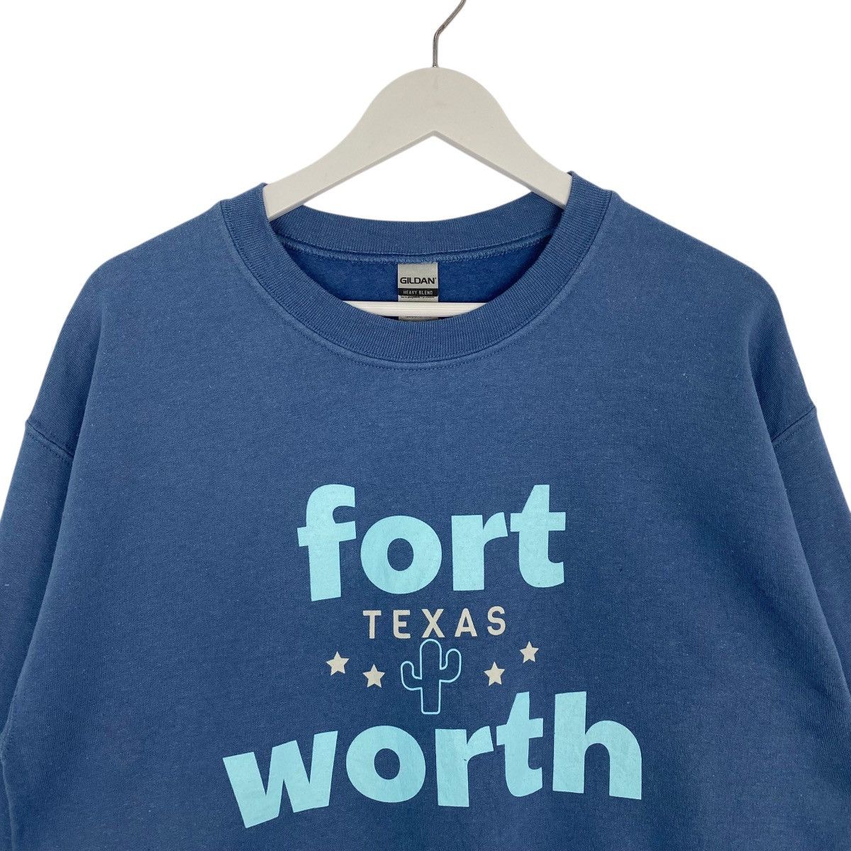 Vintage Vintage Forth Worth Texas Sweatshirt Crewneck Blue Big Logo Size US M / EU 48-50 / 2 - 4 Thumbnail