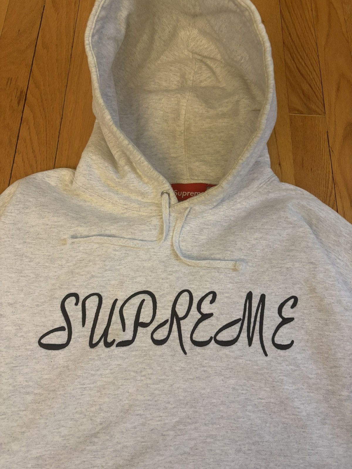 Supreme Supreme script hoodie Size US L / EU 52-54 / 3 - 2 Thumbnail