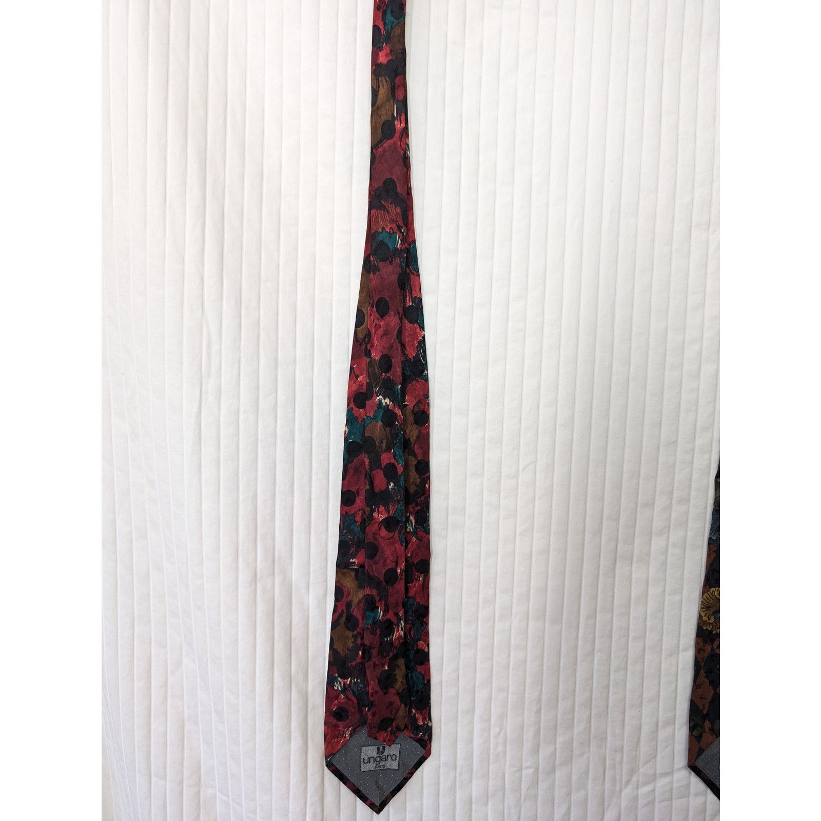 Ungaro Paris Ungaro Paris Vintage Mens Silk Ties (2) Size ONE SIZE - 9 Thumbnail