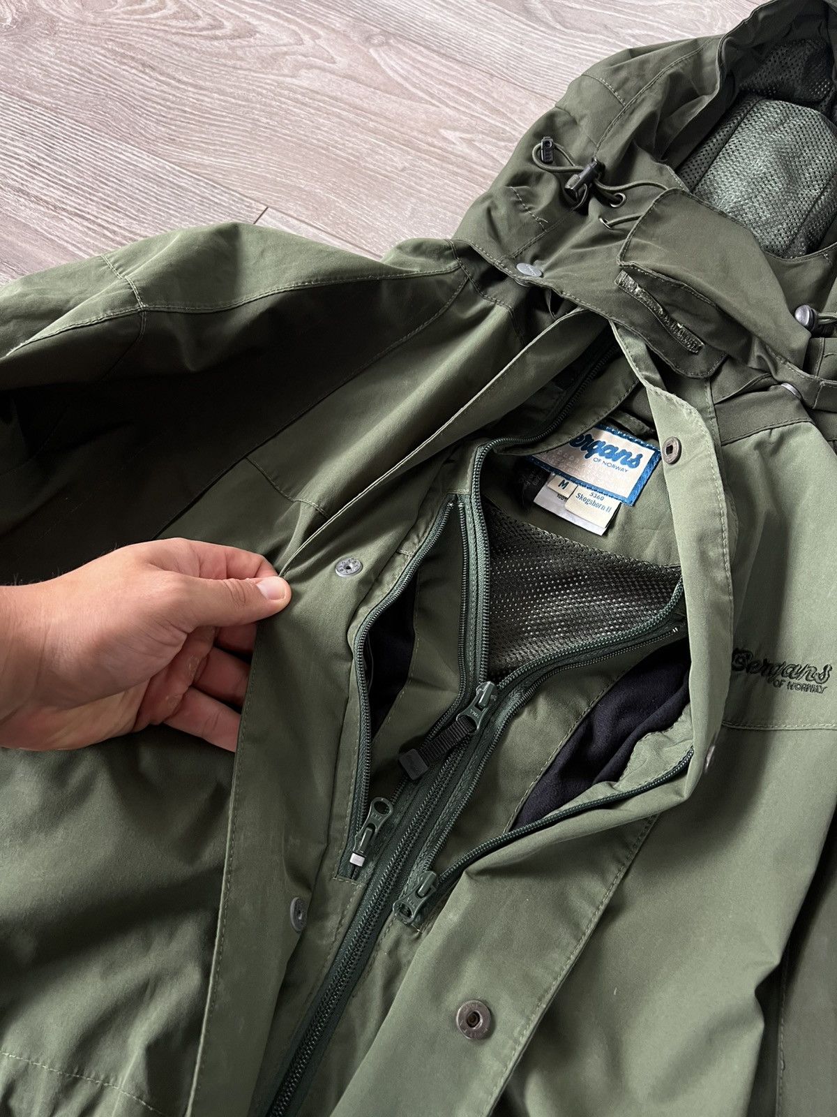 Vintage ‼️Vintage Bergans Of Norway Military Tactical Wear Jacket‼️ Size US M / EU 48-50 / 2 - 15 Thumbnail