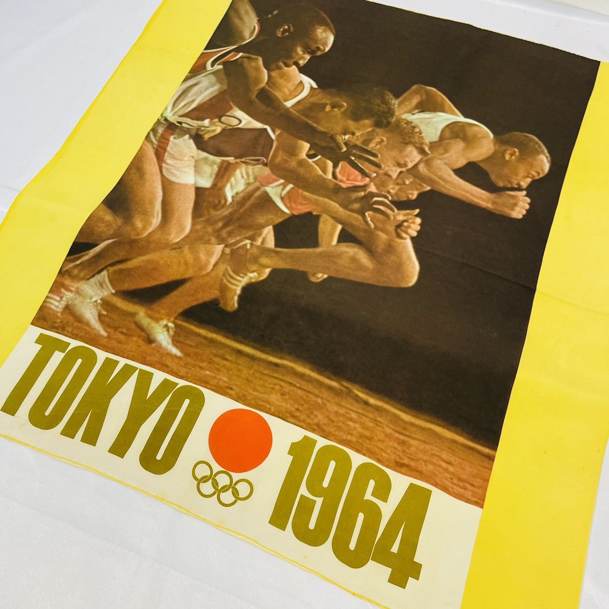 Japanese Brand TOKYO 1964 OLYMPIC BANDANA HANDKERCHIEF NECKERCHIEF SCARF Size ONE SIZE - 2 Thumbnail