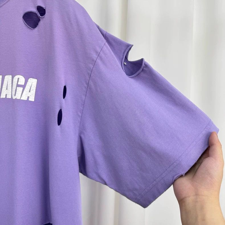 Balenciaga Balenciaga Devastation Print Alphabet Short Sleeve Size US XS / EU 42 / 0 - 4 Thumbnail