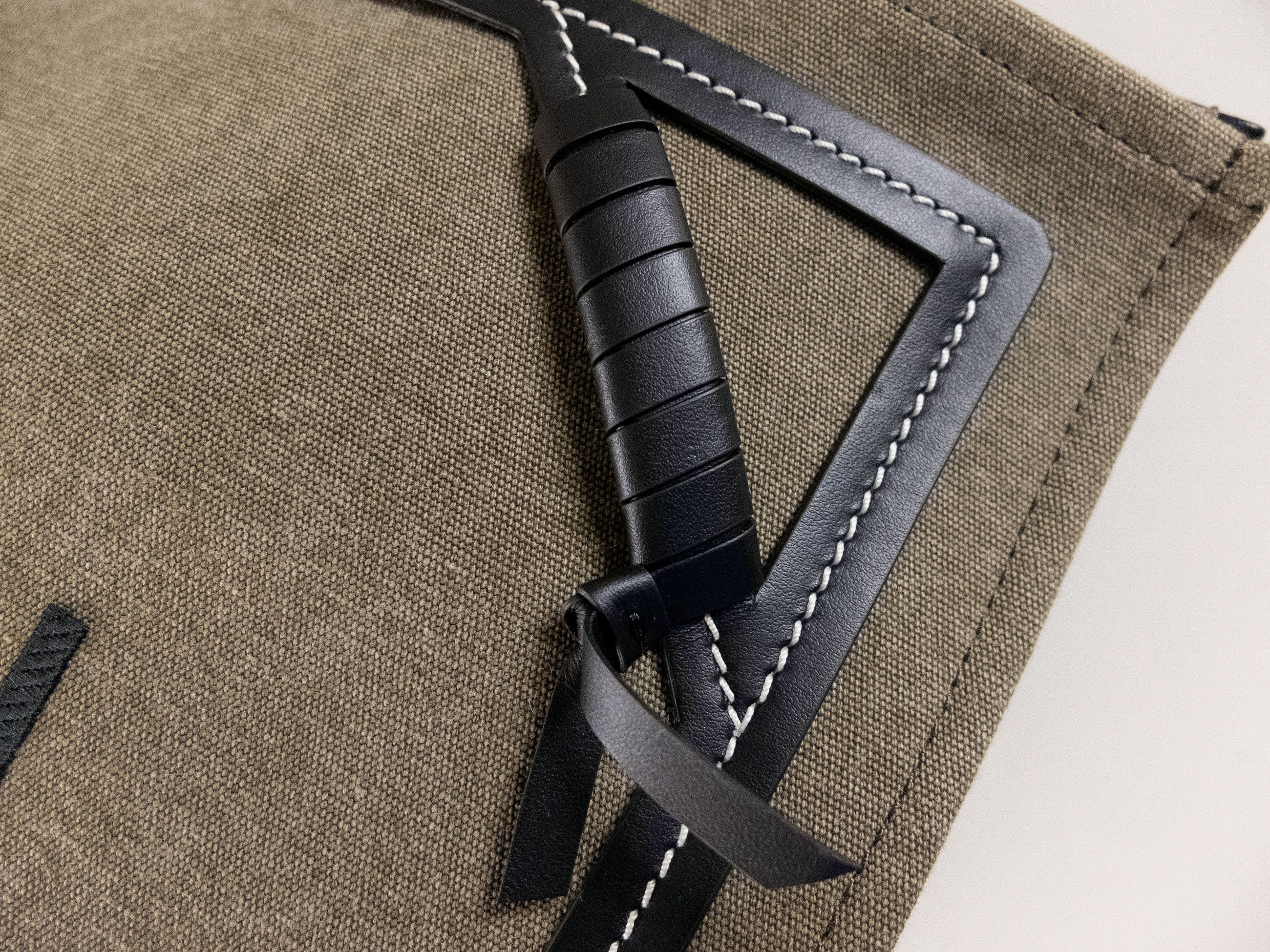 Balmain BALMAIN B Army 42 khaki black green canvas leather tote bag Size ONE SIZE - 20 Thumbnail