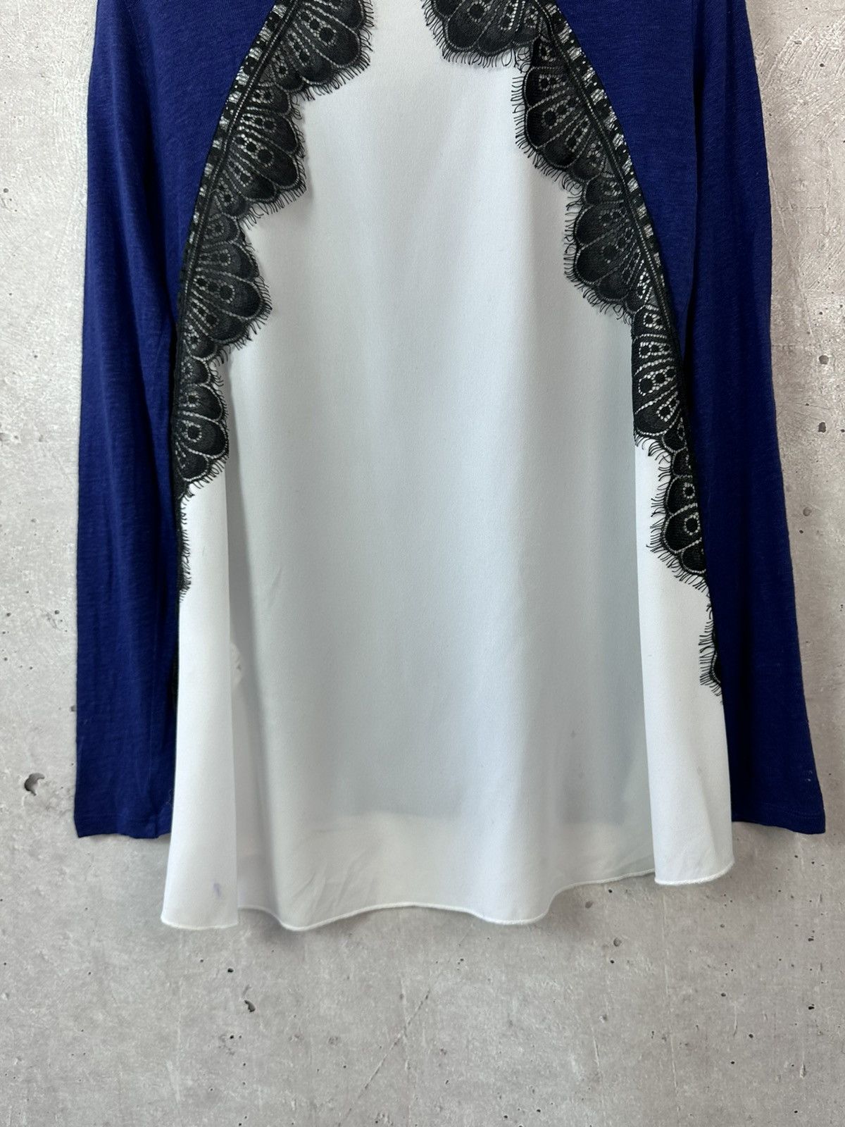 Sandro Sandro Linen Blue Long Sleeve Women’s Jumper Size S / US 4 / IT 40 - 7 Thumbnail