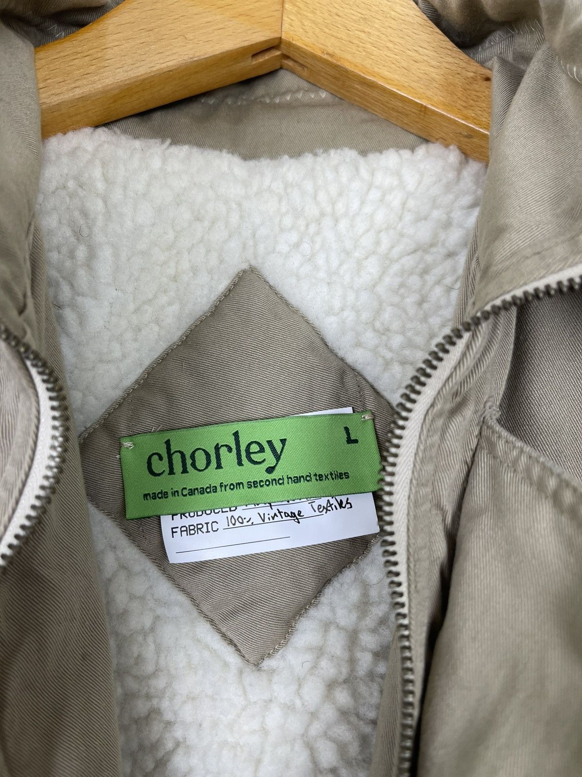 Chorley Chorley Upcycled Fur Tactical Bomber Jacket Shearling lined Size US L / EU 52-54 / 3 - 4 Thumbnail