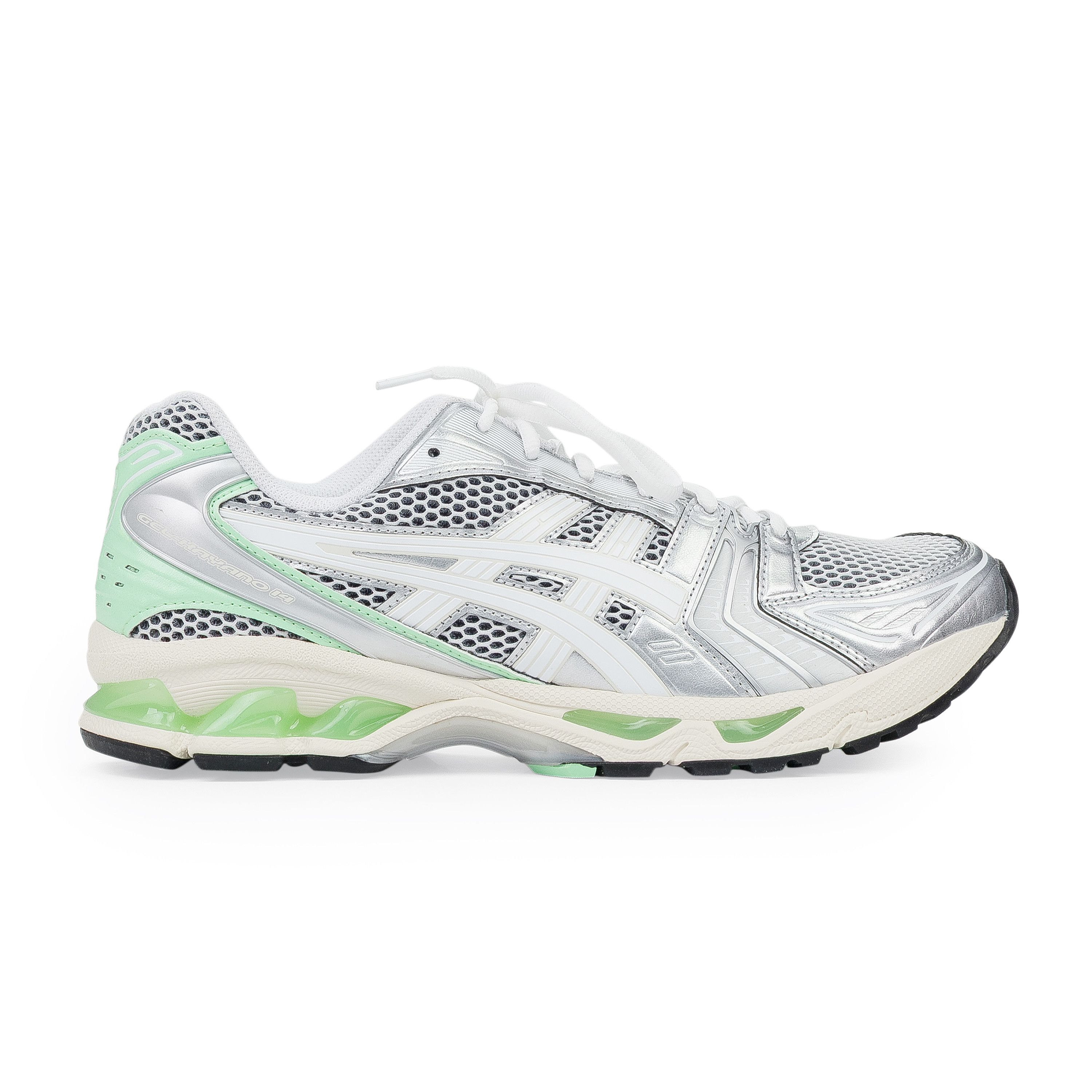 Asics Asics Silver / Lime Gel-Kayano 14 Sneaker SIZE 12 Size US 12 / EU 45 - 1 Thumbnail