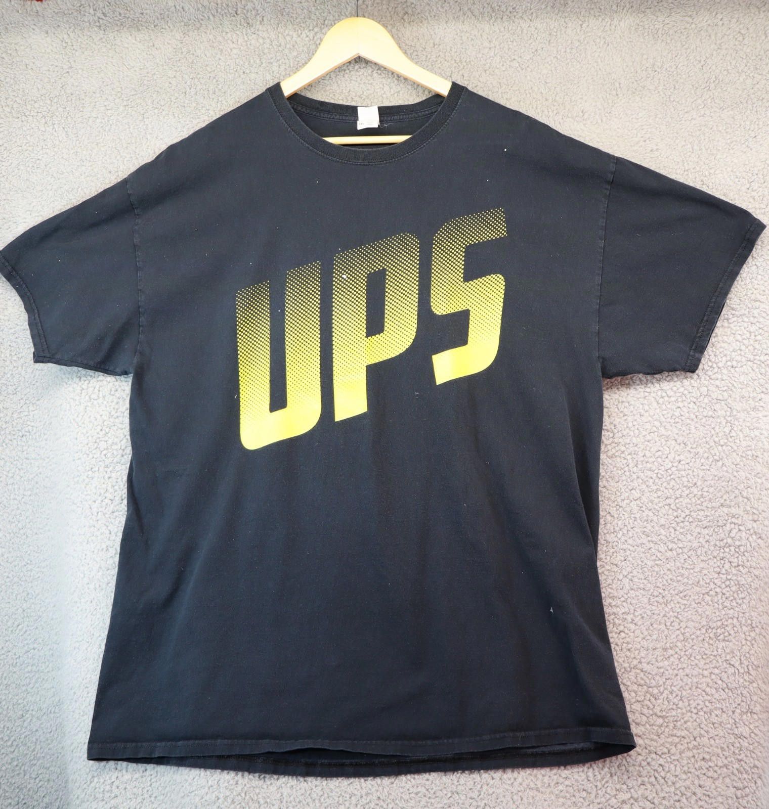 Gildan UPS Mail Global Delivery Shirt 2XL Vintage Paint Speckle Size US XXL / EU 58 / 5 - 2 Thumbnail