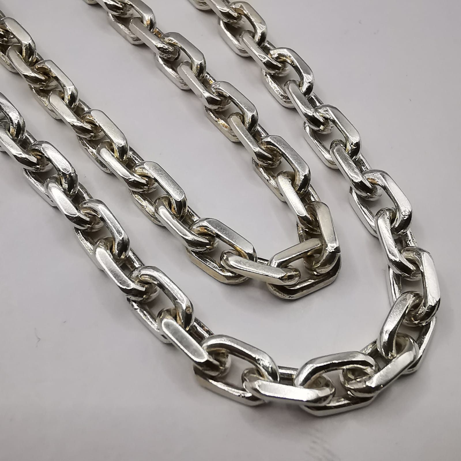 Sterling Silver Vintage Beautiful Jewelry Chain,925 Sterling Silver 46,64g Size ONE SIZE - 3 Thumbnail