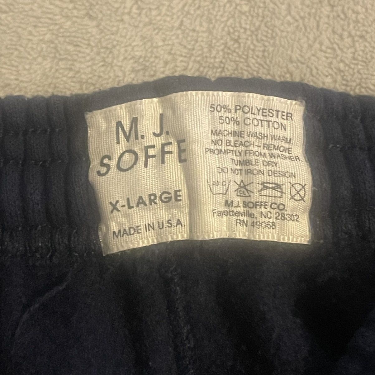 Soffe Vintage Soffe Sweatpants Men XL Blue 90s Joggers Fleece Size US 36 / EU 52 - 3 Thumbnail