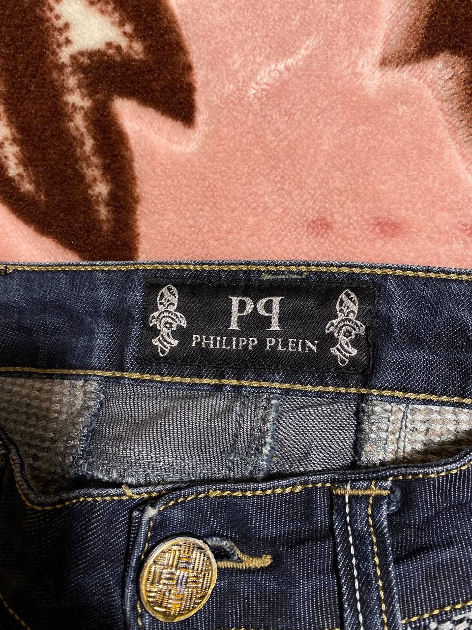 Japanese Brand × Philipp Plein Vintage Philipp Plein Distressed Jeans Japanese Style Size US 27 - 2 Thumbnail