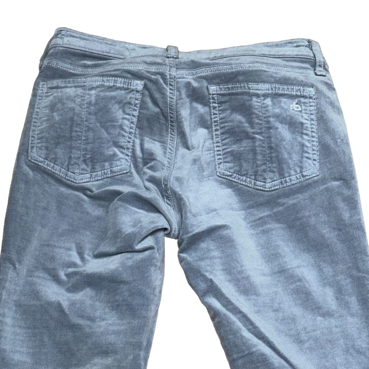 Rag & Bone Rag & Bone blue velvet skinny jeans Size 27" / US 4 / IT 40 - 5 Thumbnail
