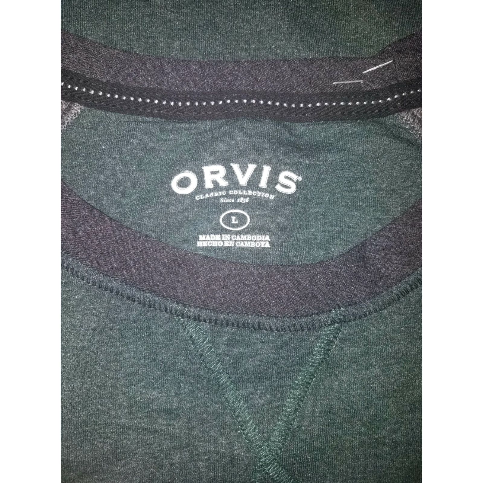 Orvis Orvis Long Sleeve Shirt Mens L Button-Up Black Size US L / EU 52-54 / 3 - 5 Thumbnail