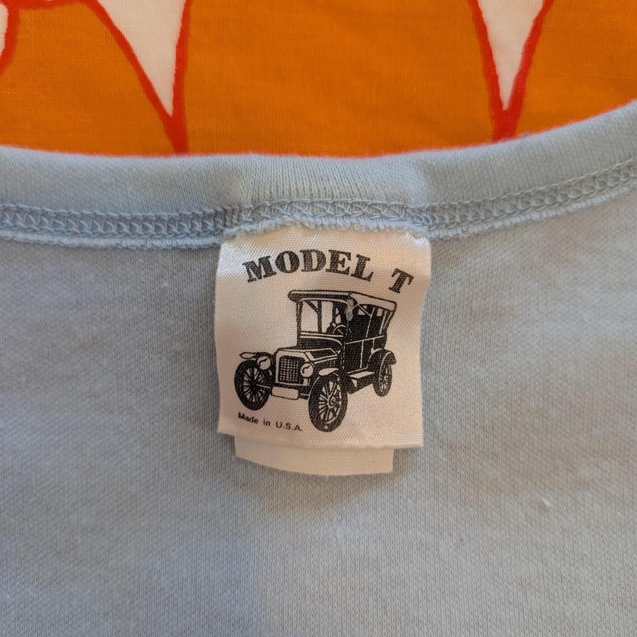 Vintage Vintage 70s Here Today Gone to Maui Model T Light Blue Tee Size S / US 4 / IT 40 - 4 Thumbnail