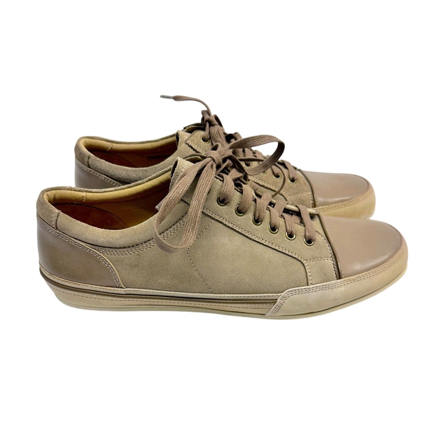 John Varvatos NEW John Varvatos Reed Suede Leather Low Top Sneakers Size US 11 / EU 44 - 1 Thumbnail
