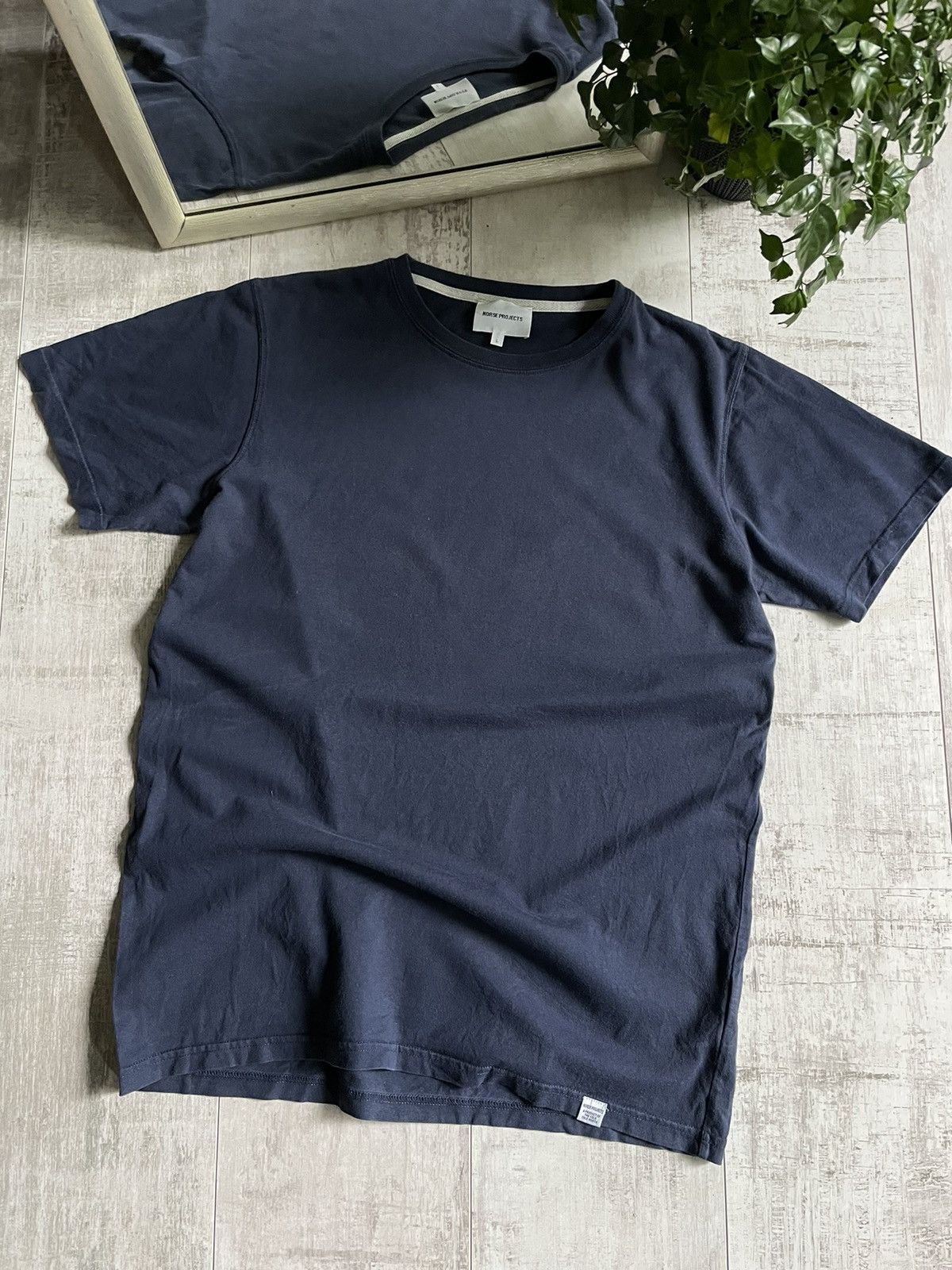 Norse Projects Norse Projects Basic T-Shirt Blue Size US L / EU 52-54 / 3 - 2 Thumbnail