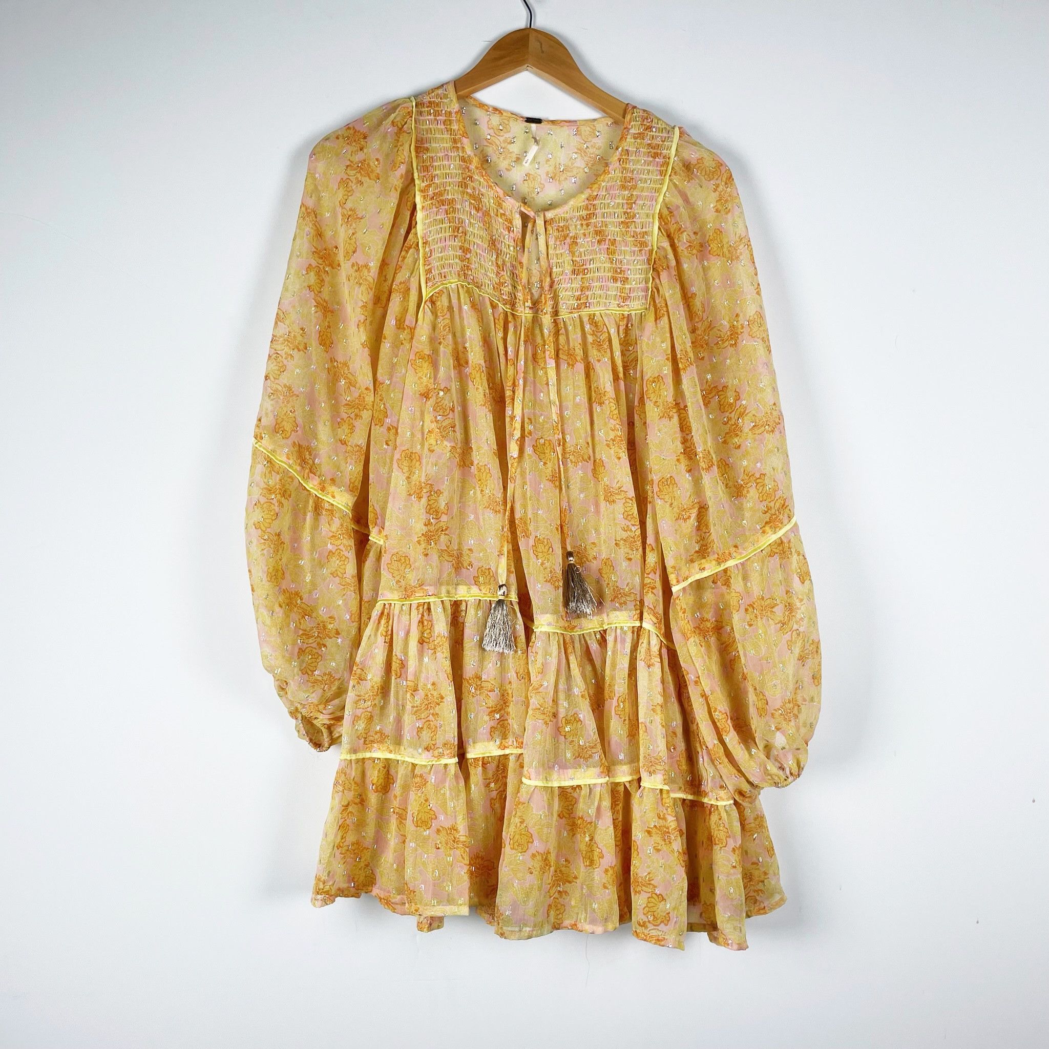 Free People Free People Free Swinging Tiered Chiffon Size S / US 4 / IT 40 - 1 Thumbnail