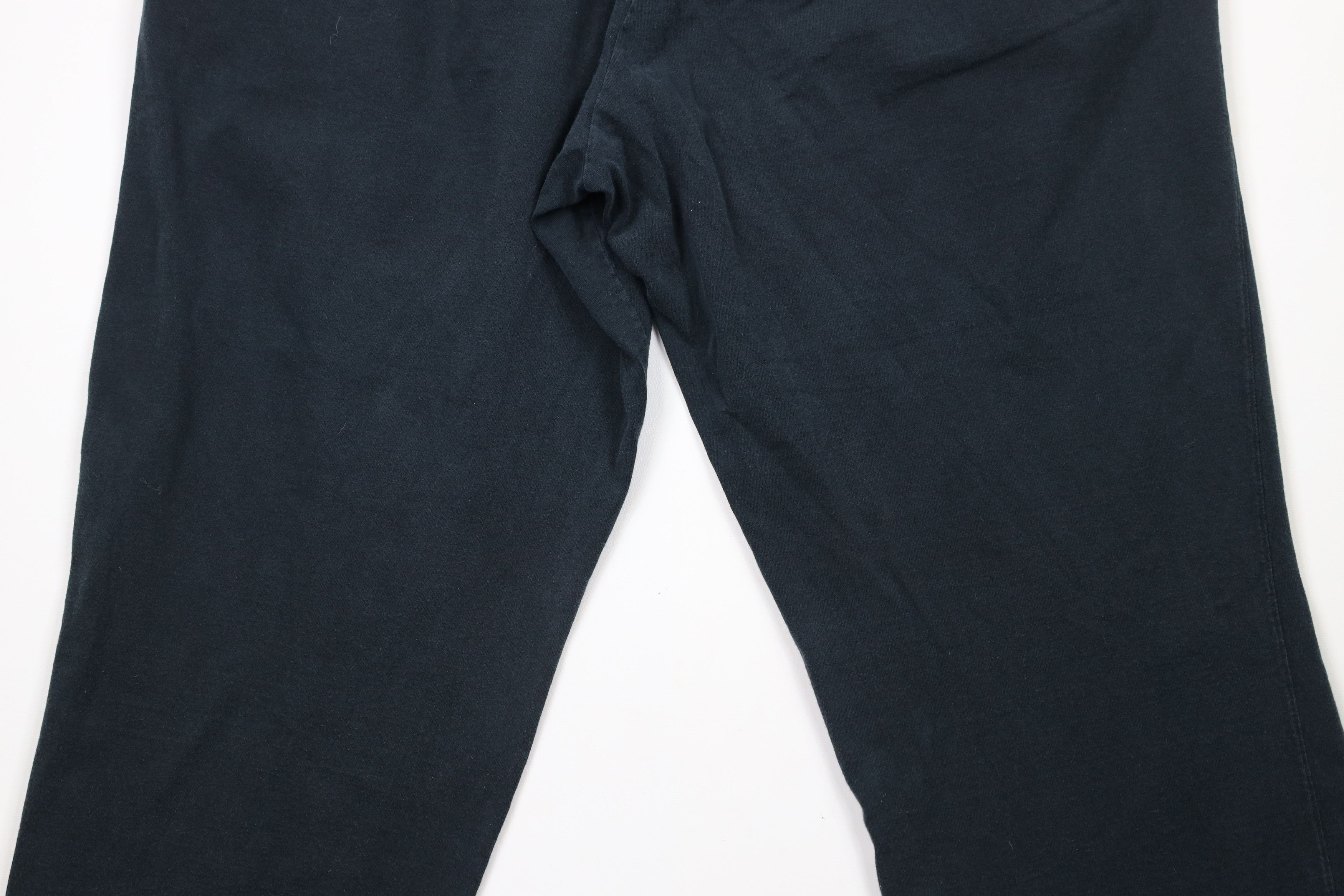 Champion × Vintage Vintage 90s Champion Logo Wide Leg Pants Cotton Black Size US 40 / EU 56 - 11 Thumbnail