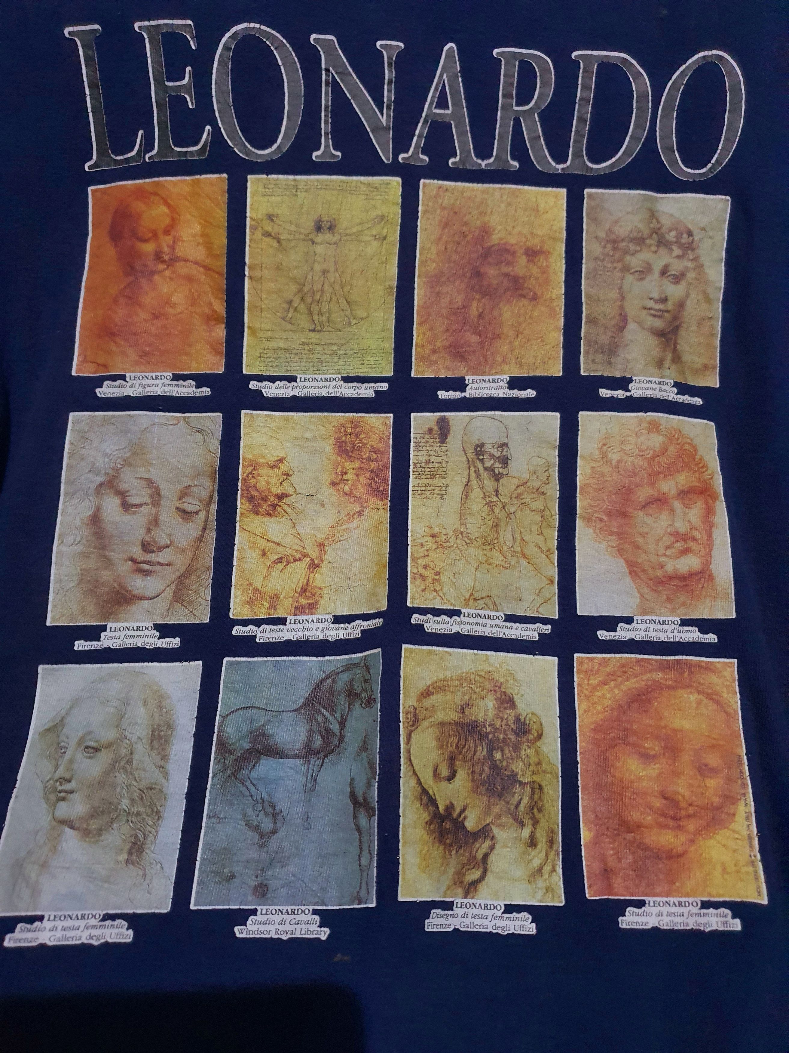 Vintage 90s Leonardo da vinci L Size US L / EU 52-54 / 3 - 2 Thumbnail