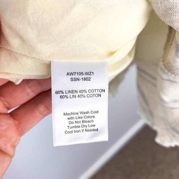 ATM Anthony Thomas Melillo ATM Anthony Thomas Melillo Dress S Mini Linen Cotton Striped Size S / US 4 / IT 40 - 6 Thumbnail