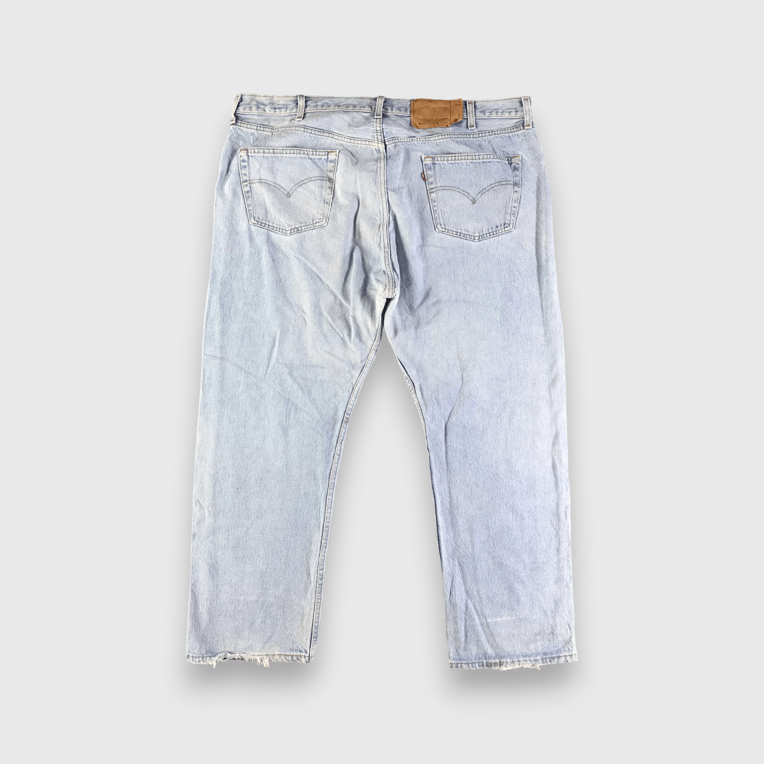 Levi's 90s Vintage Light Wash Levis 501 Jeans-J2997 Size US 44 / EU 60 - 2 Thumbnail