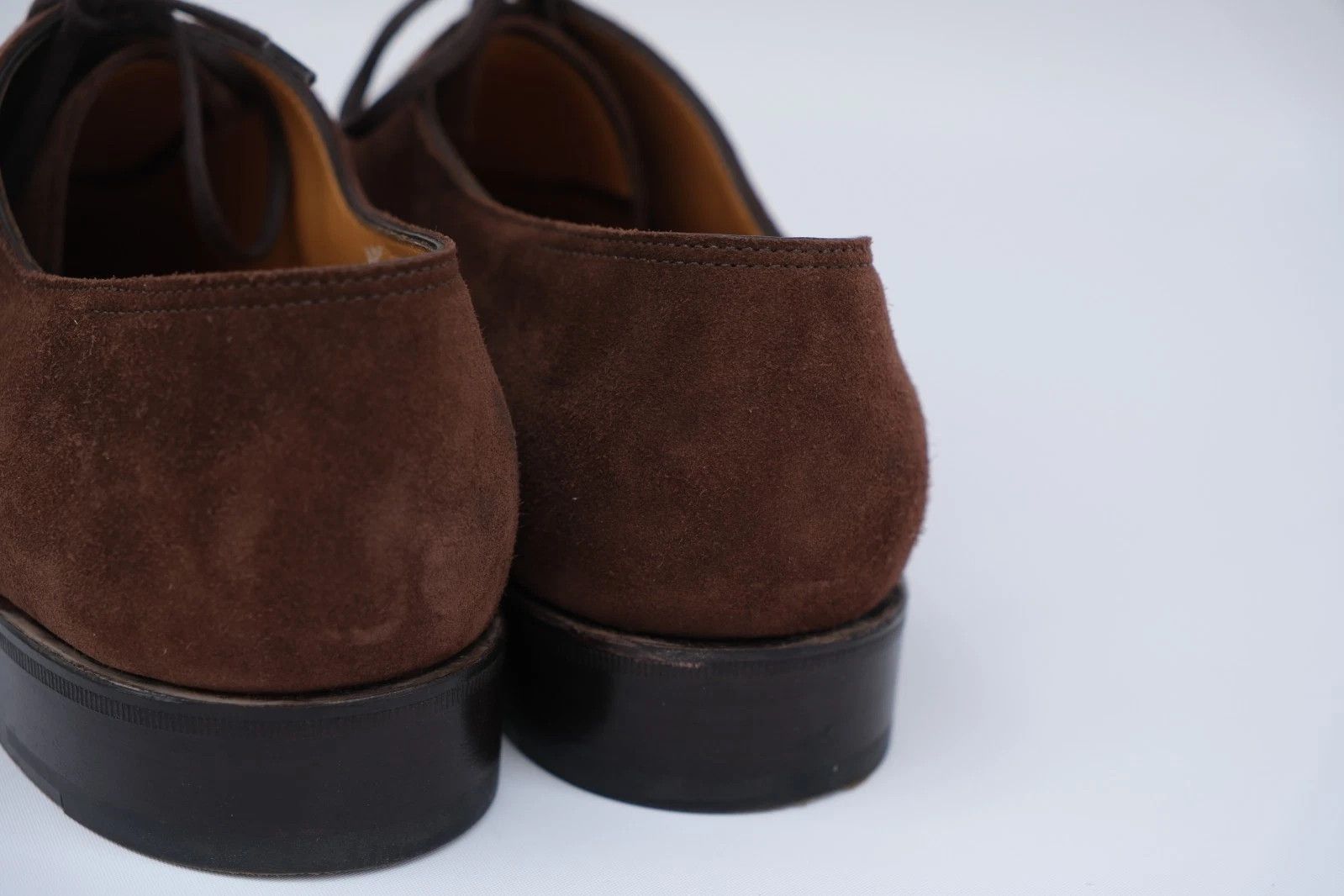 John Lobb Mint John Lobb Seaton Suede Derby EU 42 UK 8 / US 9 Size US 9 / EU 42 - 4 Thumbnail