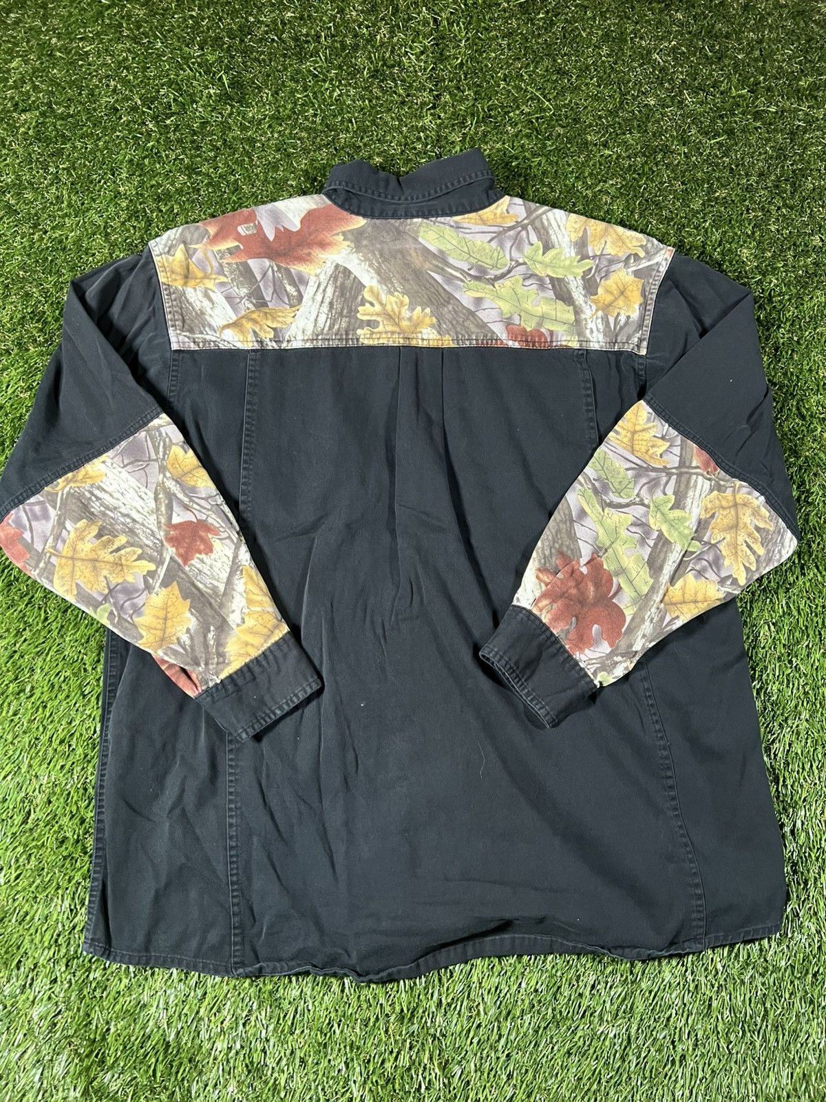 Realtree Vintage 90s Realtree Camo Faded Fall Button Up Flannel Shirt Size US XL / EU 56 / 4 - 4 Thumbnail