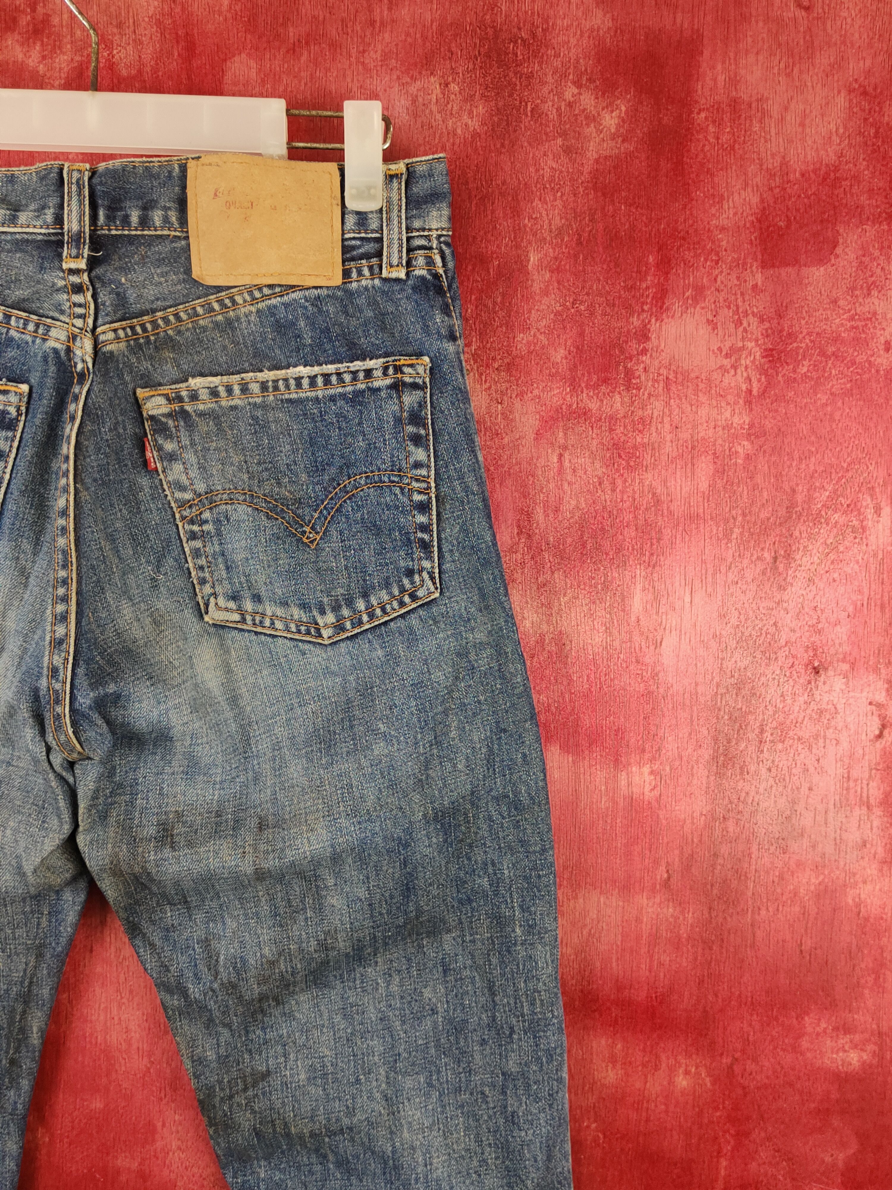 Levi's Levi's Dark Blue Faded Distressed Ripped Jeans #S1836 Size US 28 / EU 44 - 12 Thumbnail