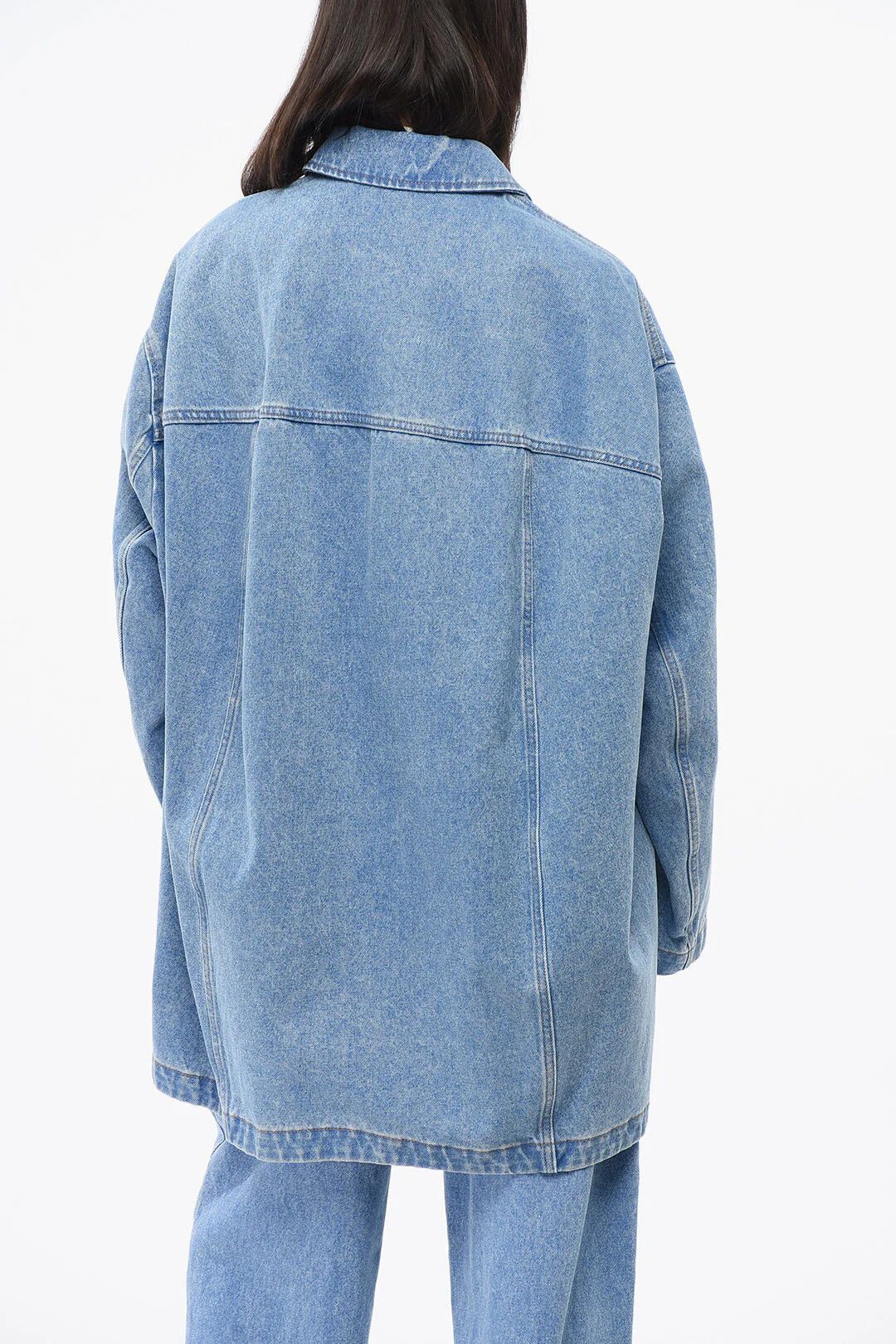 Marni og1mm0326 Oversized Denim Jacket in Blue Size XS / US 0-2 / IT 36-38 - 2 Thumbnail