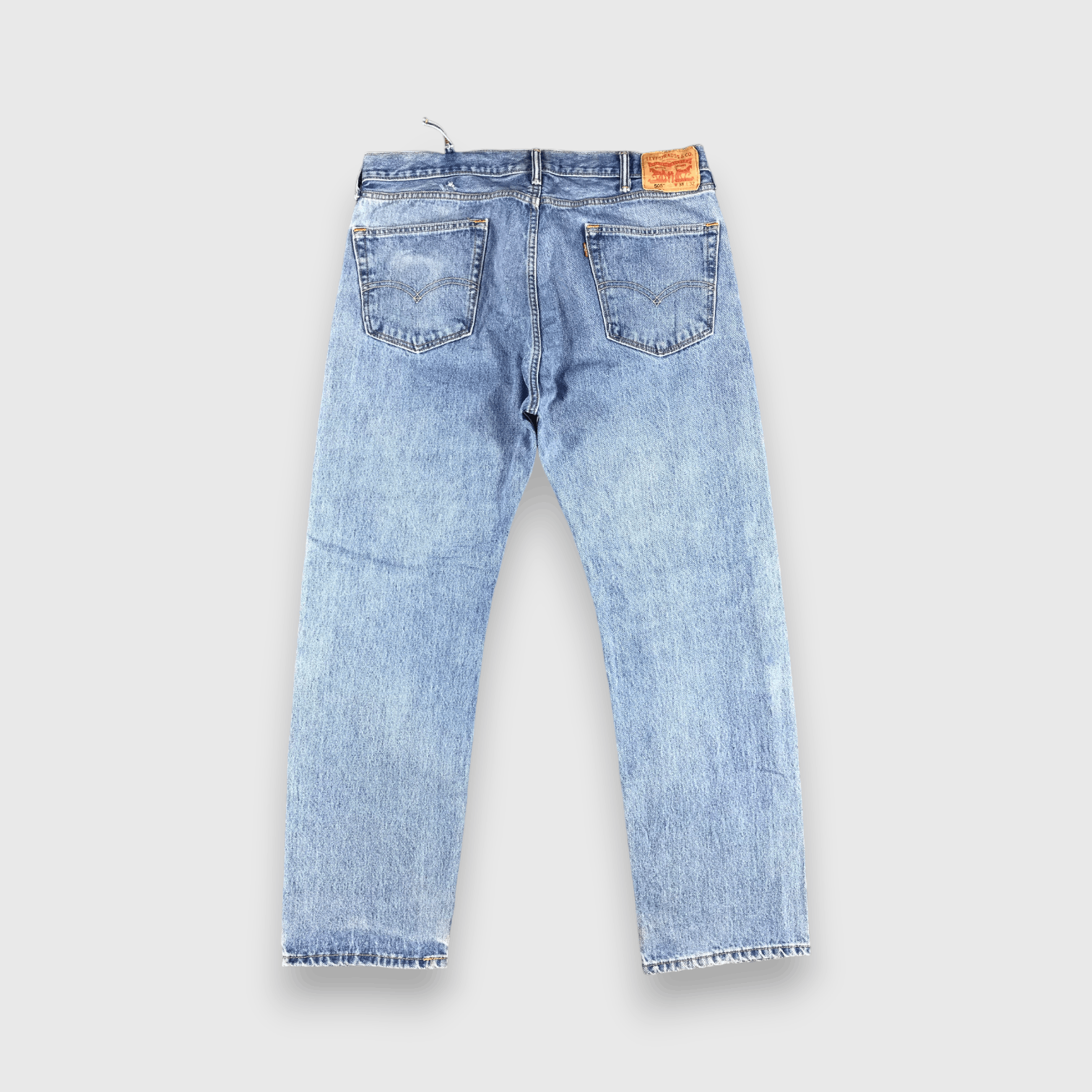 Levi's Vintage Blue Wash Levis 505 Jeans-J2141 Size US 37 - 2 Thumbnail