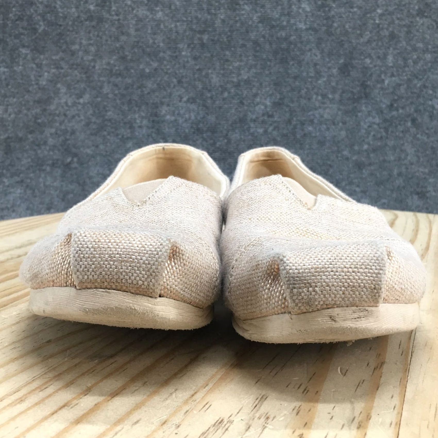 Toms TOMS Alpargatas Slip-On Beige Casual Comfort Low Top Womens 10 Shoes Size L / US 10 / IT 46 - 7 Thumbnail