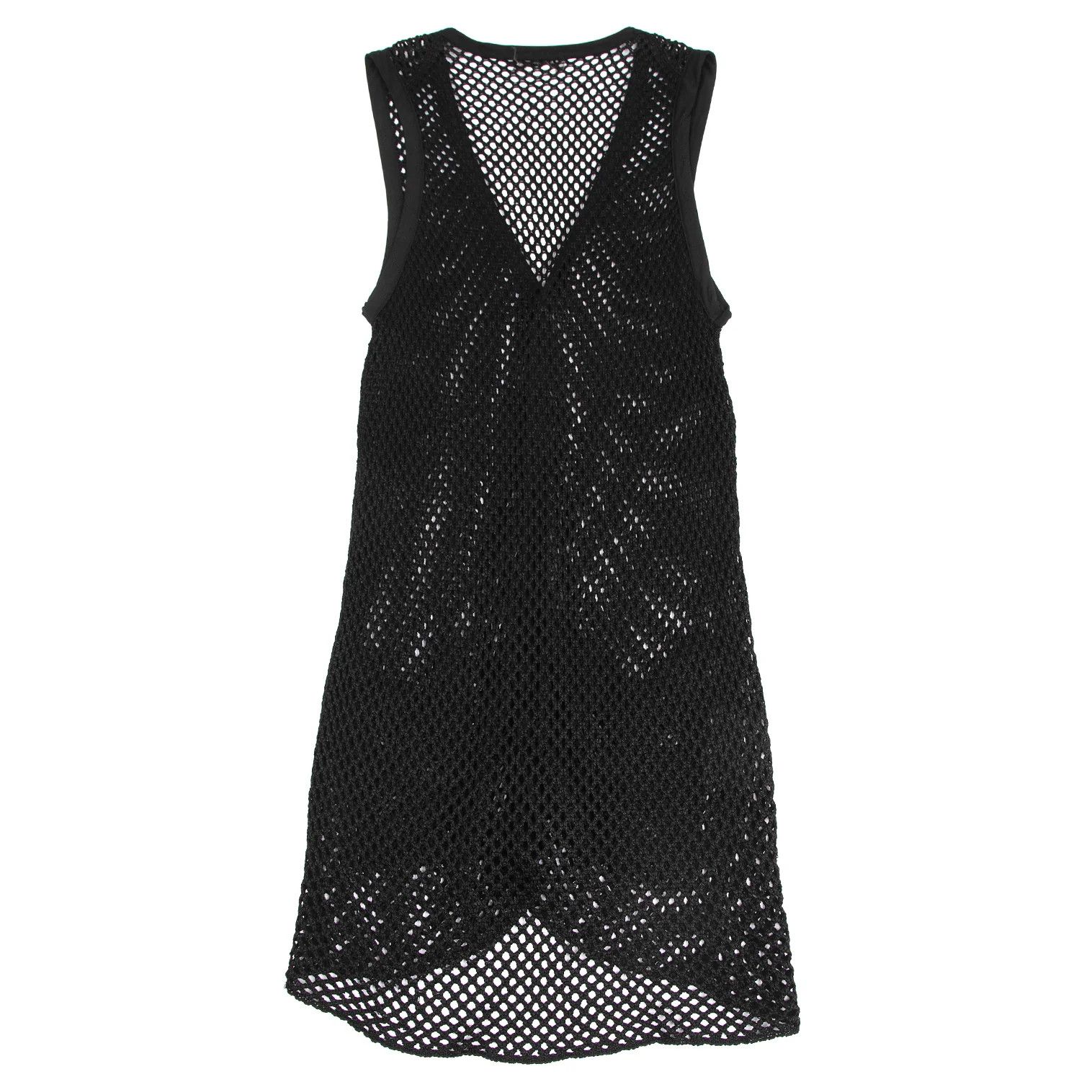 Yohji Yamamoto Yohji Yamamoto Fishnet Knit Vest Black M Size US M / EU 48-50 / 2 - 9 Thumbnail