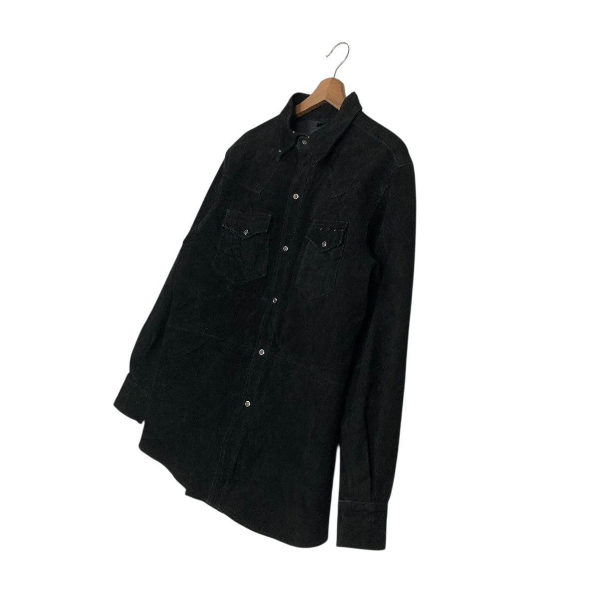 Japanese Brand 🔥RICH BLACK VINTAGE CHORE LEATHER JACKET CANTERBURY CROSS Size US M / EU 48-50 / 2 - 4 Thumbnail