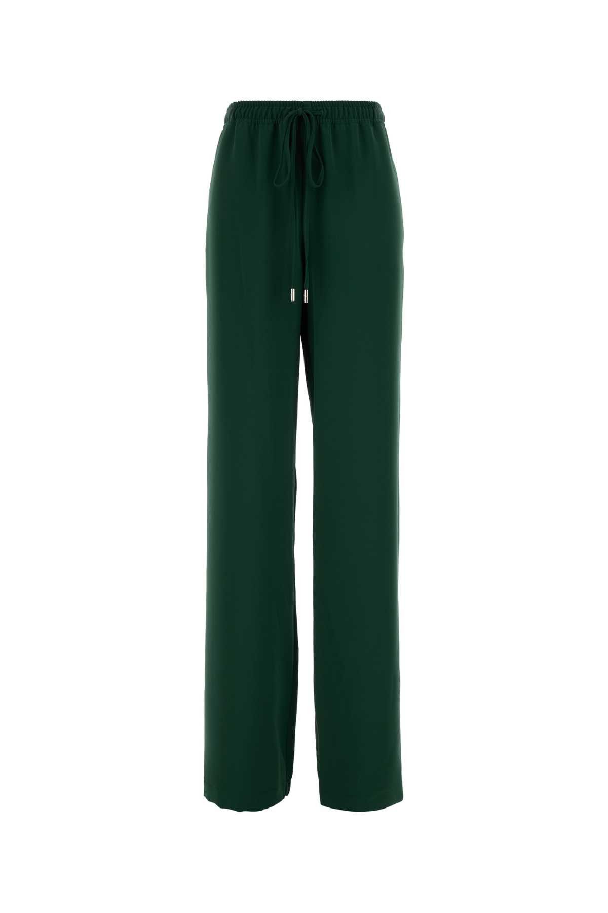 Ermanno Scervino Dark Green Polyester Pant Size 28" / US 6 / IT 42 - 1 Thumbnail