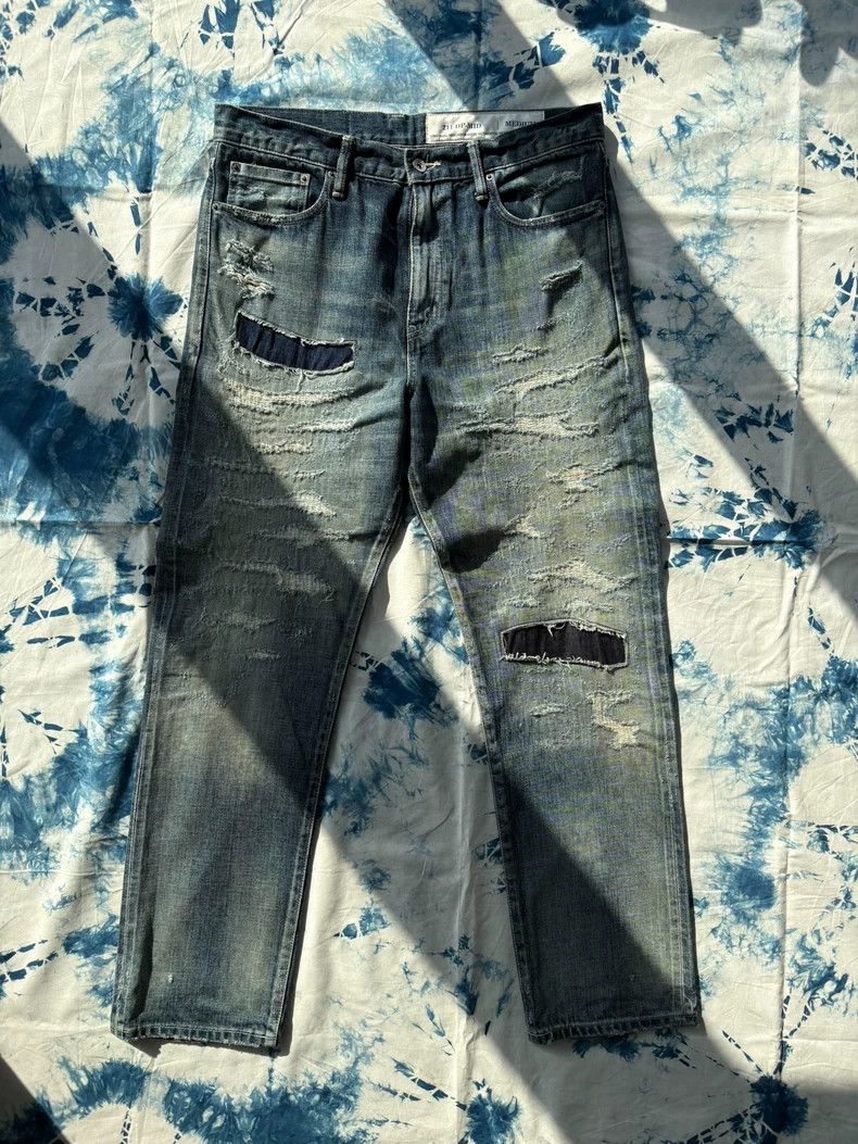 Neighborhood NEIGHBORHOOD Scratch Savage Denim Jeans Size US 29 - 1 Thumbnail